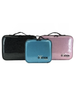 OVATION 1840 LARGE SPARKLE COSMETIC CASE w/ LED MIRROR