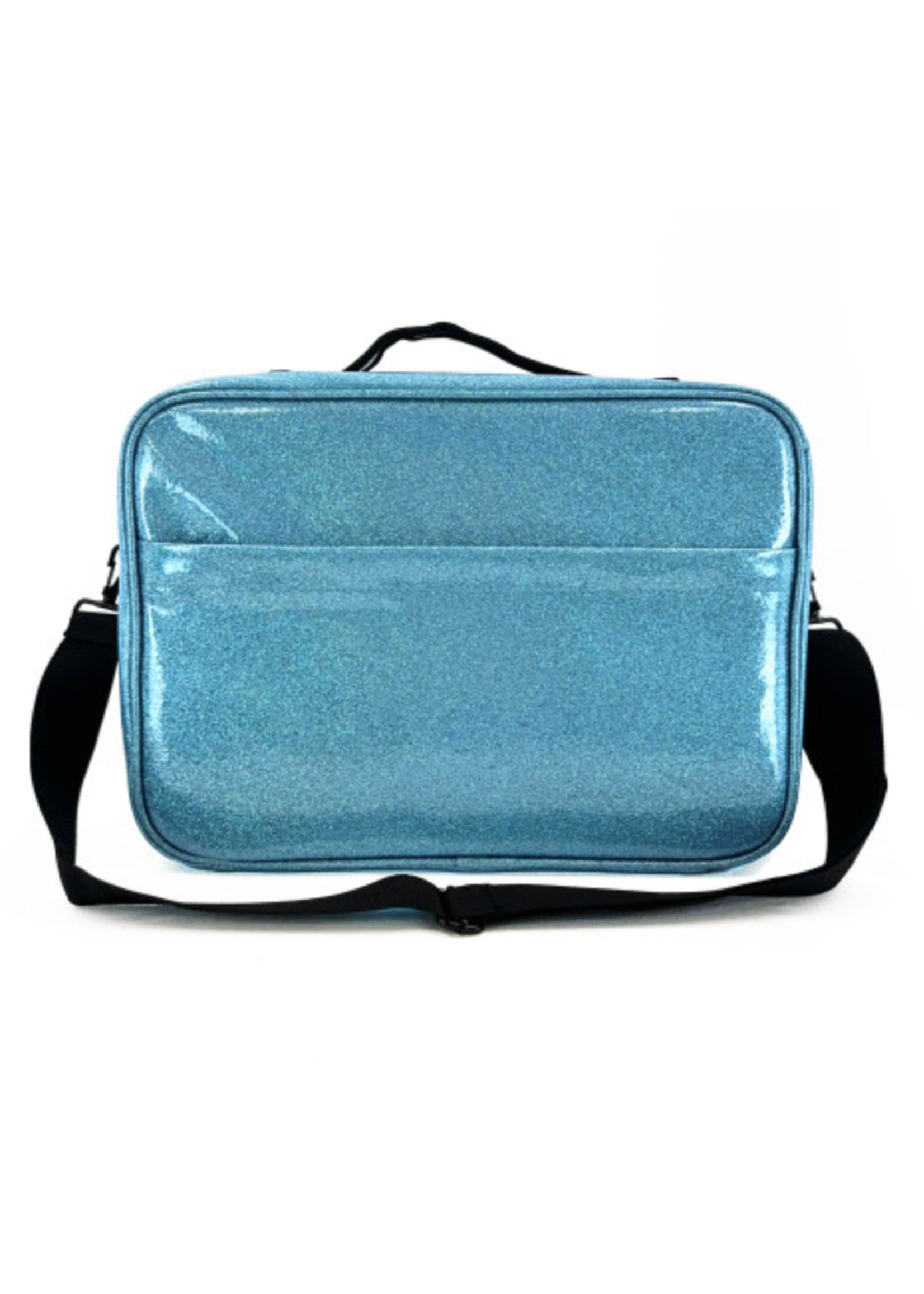 OVATION 1840 LARGE SPARKLE COSMETIC CASE w/ LED MIRROR