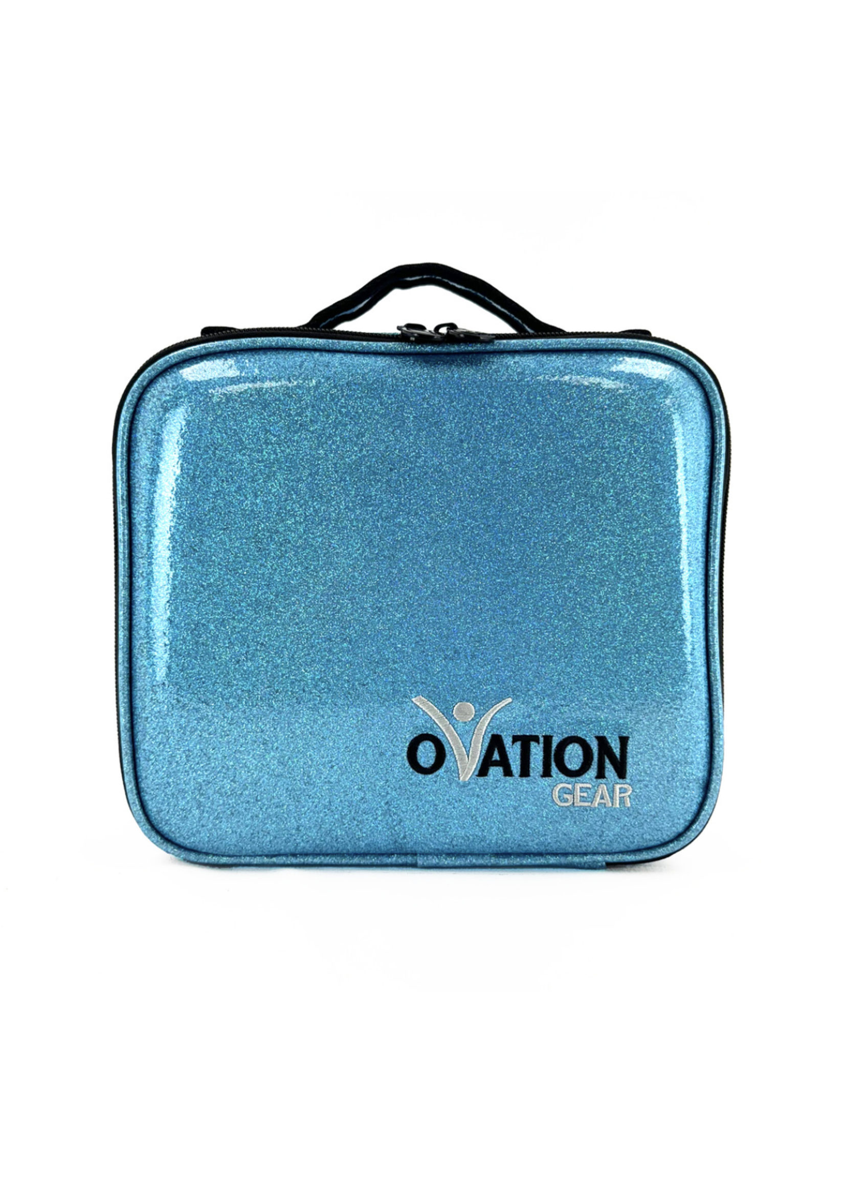 OVATION 1830 SMALL SPARKLE COSMETIC CASE w/ LED MIRROR