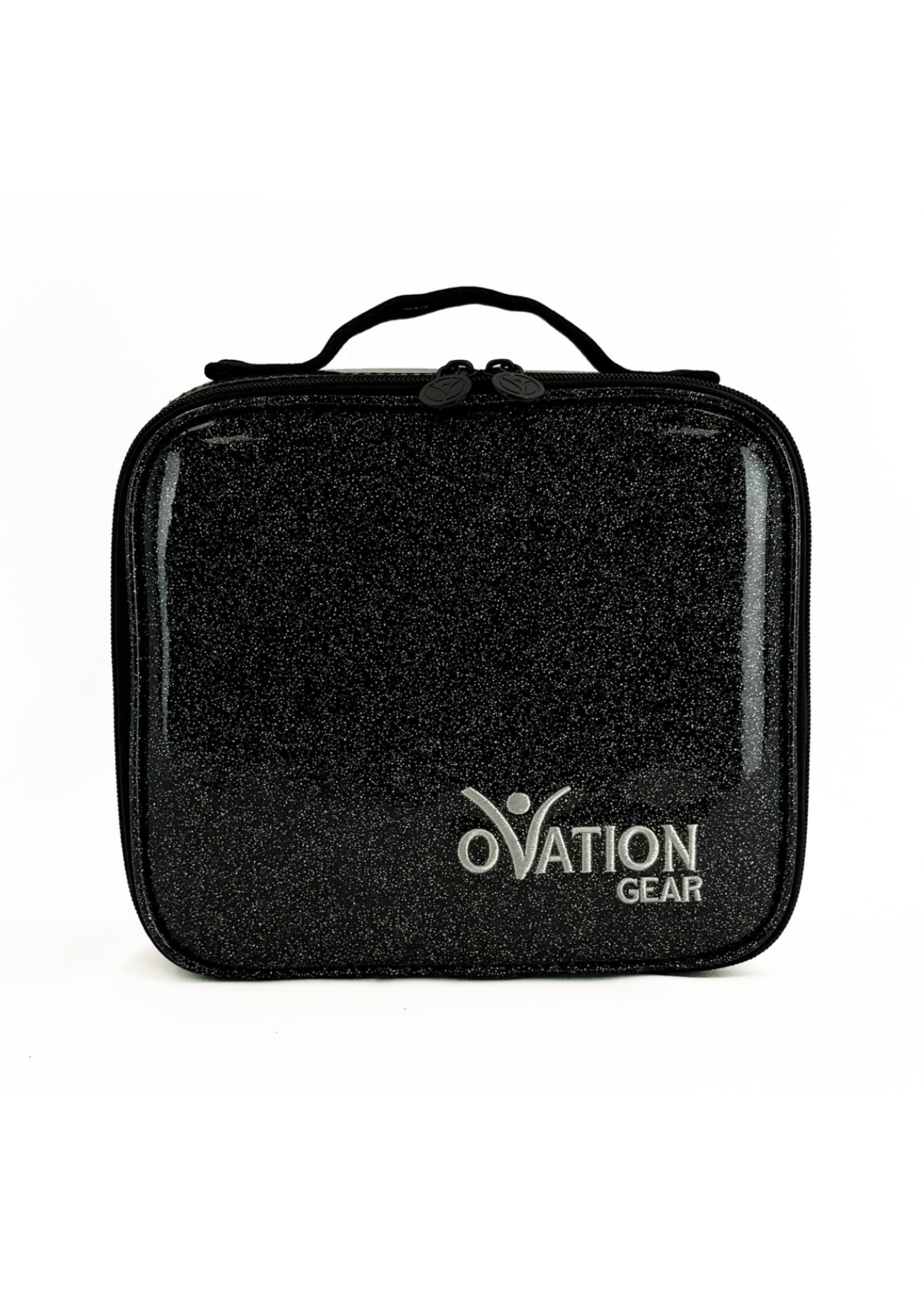 OVATION 1830 SMALL SPARKLE COSMETIC CASE w/ LED MIRROR