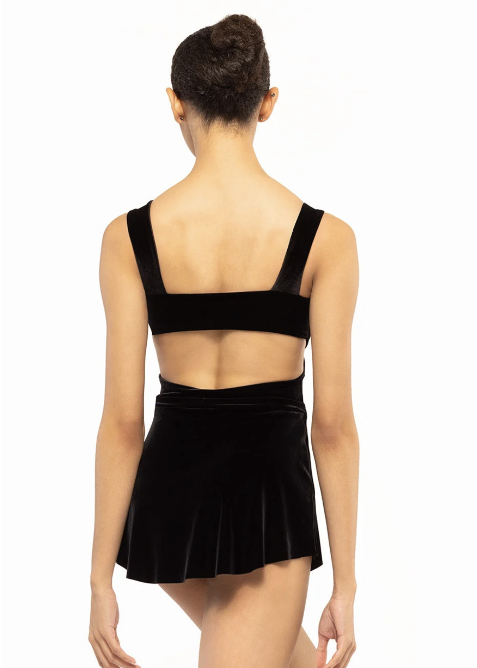 ELEVÉ JACKIE TWIST FRONT OPEN BACK TANK LEOTARD