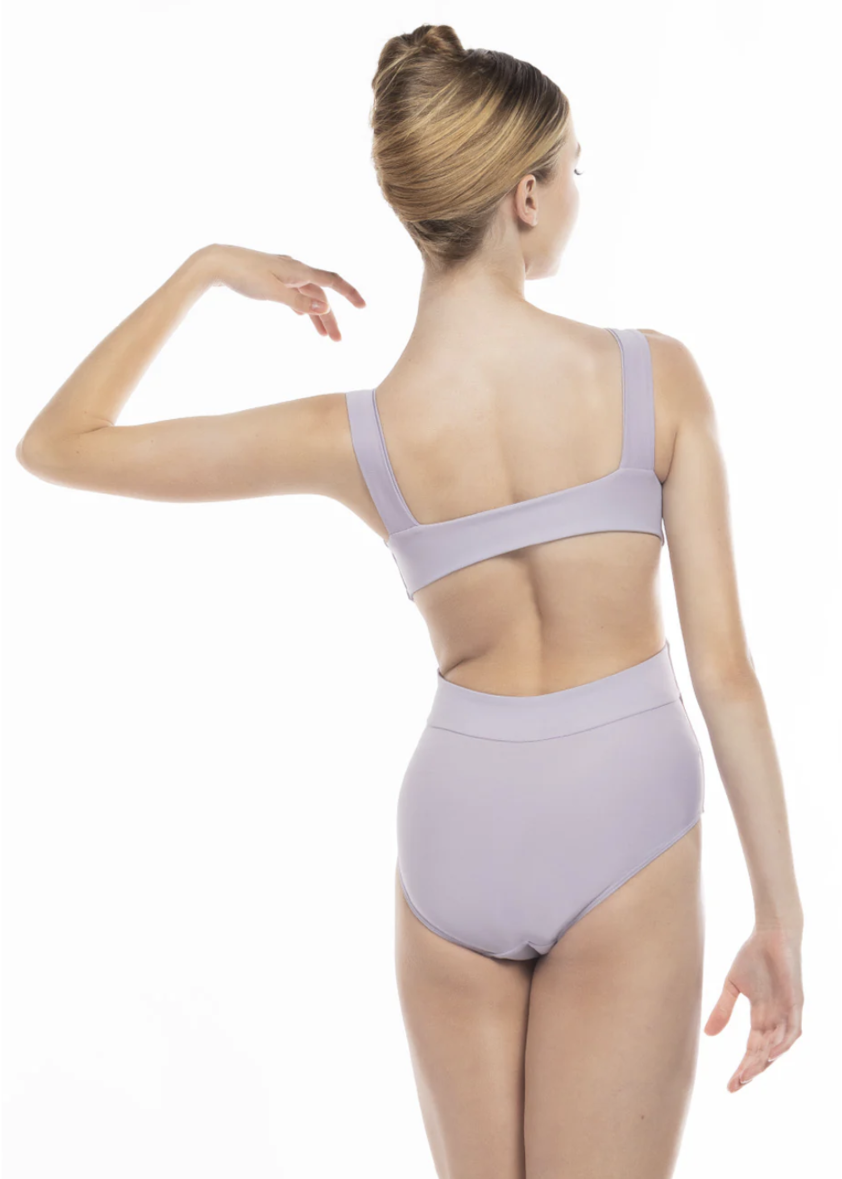 ELEVÉ JACKIE TWIST FRONT OPEN BACK TANK LEOTARD