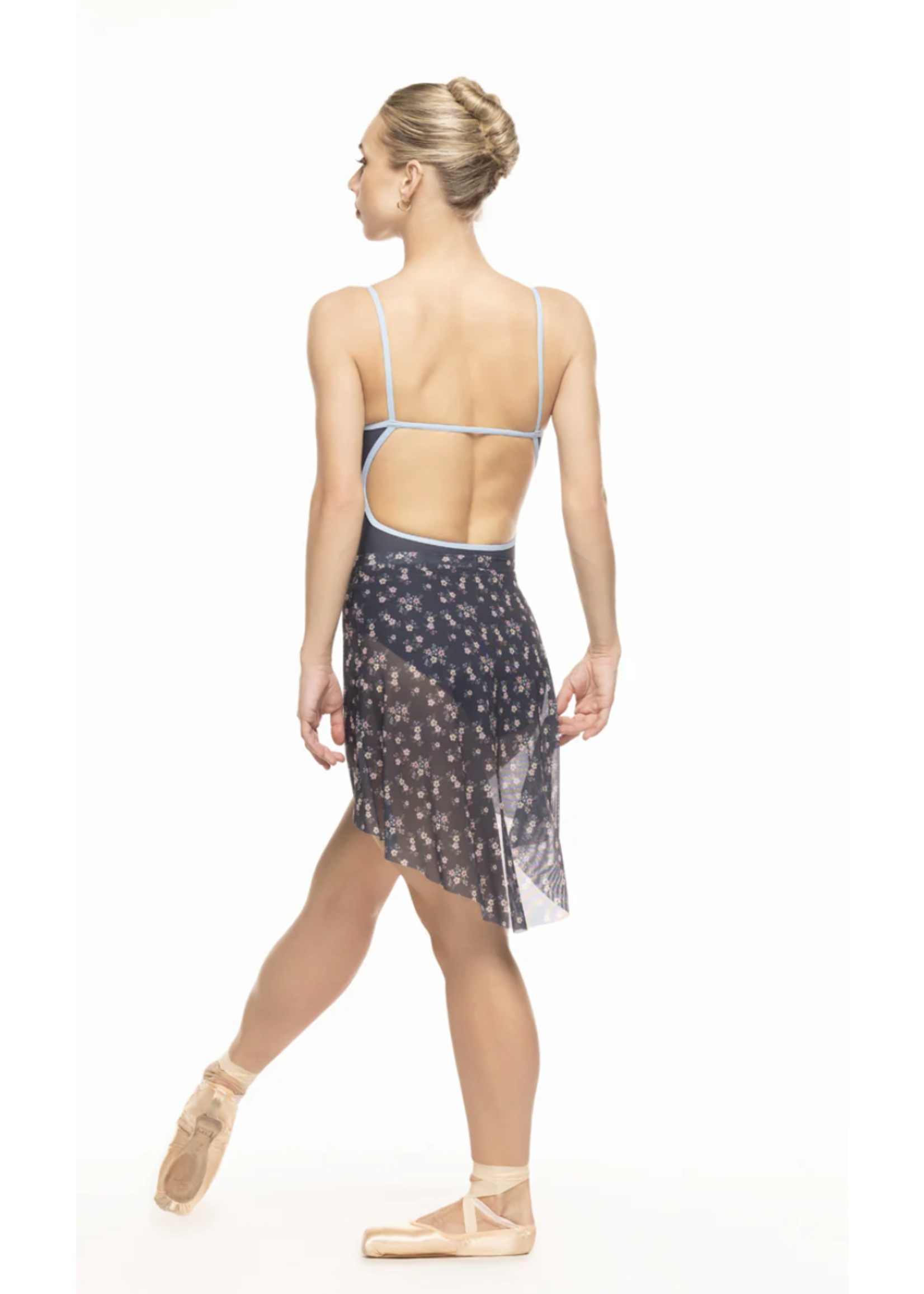 ELEVÉ CANDY CONTRASTING TRIM CAMISOLE LEOTARD