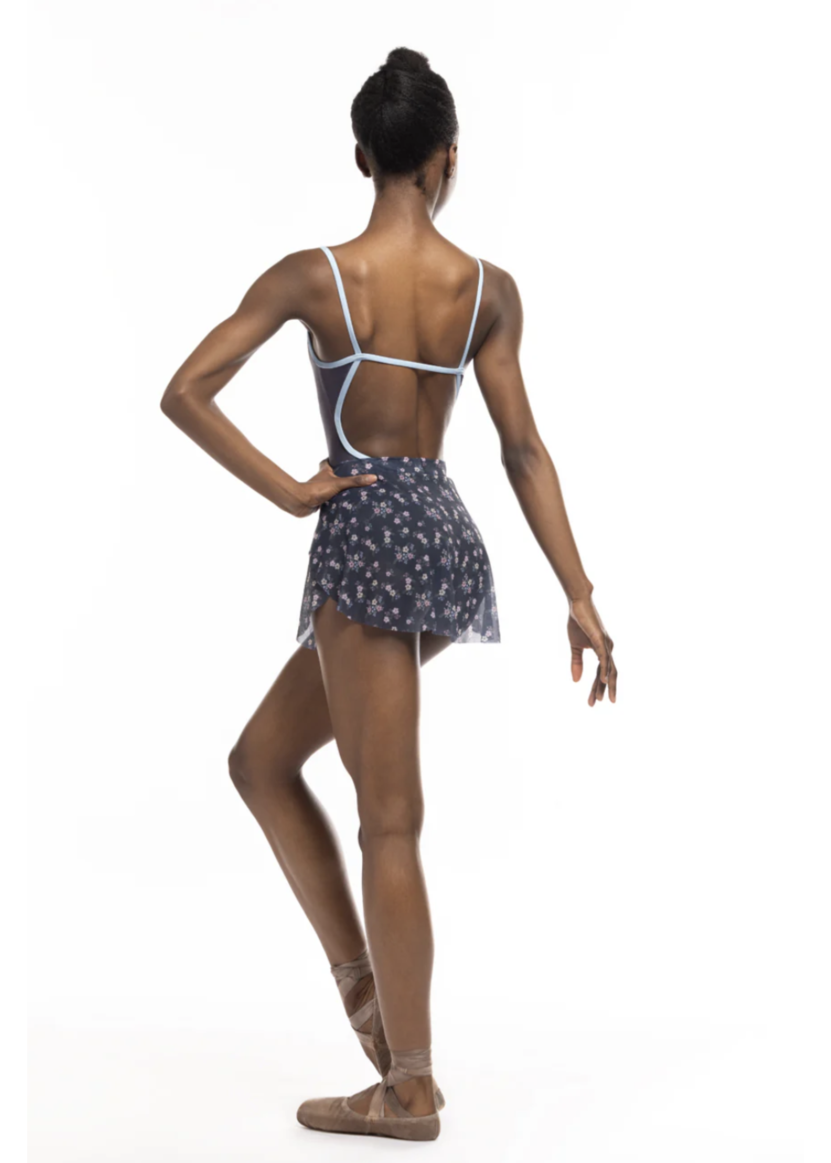 ELEVÉ CANDY CONTRASTING TRIM CAMISOLE LEOTARD