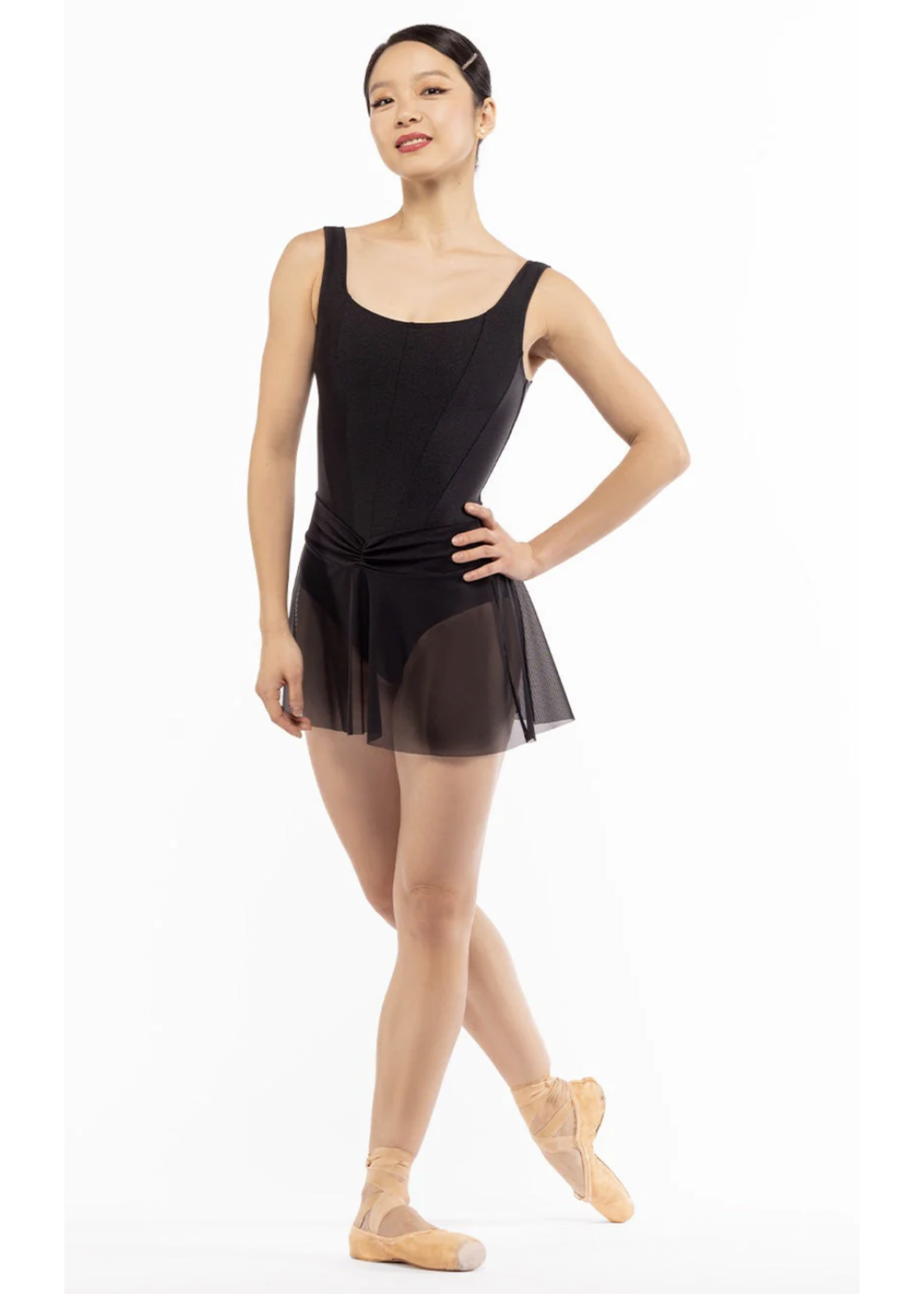 ELEVÉ DIANA SQUARE NECK TANK LEOTARD