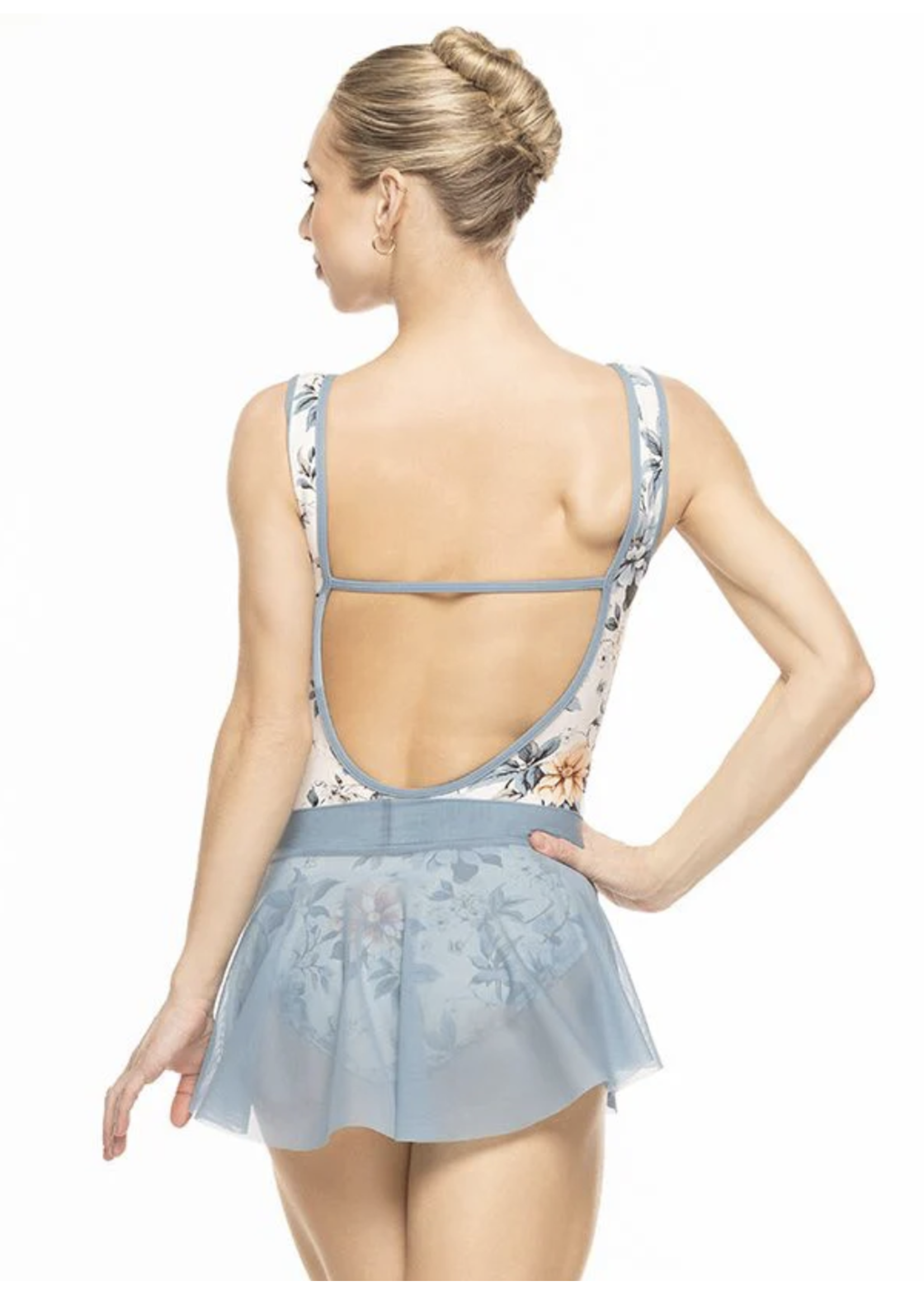 ELEVÉ POPPY HIGH NECKLINE LOW BACK TANK LEOTARD