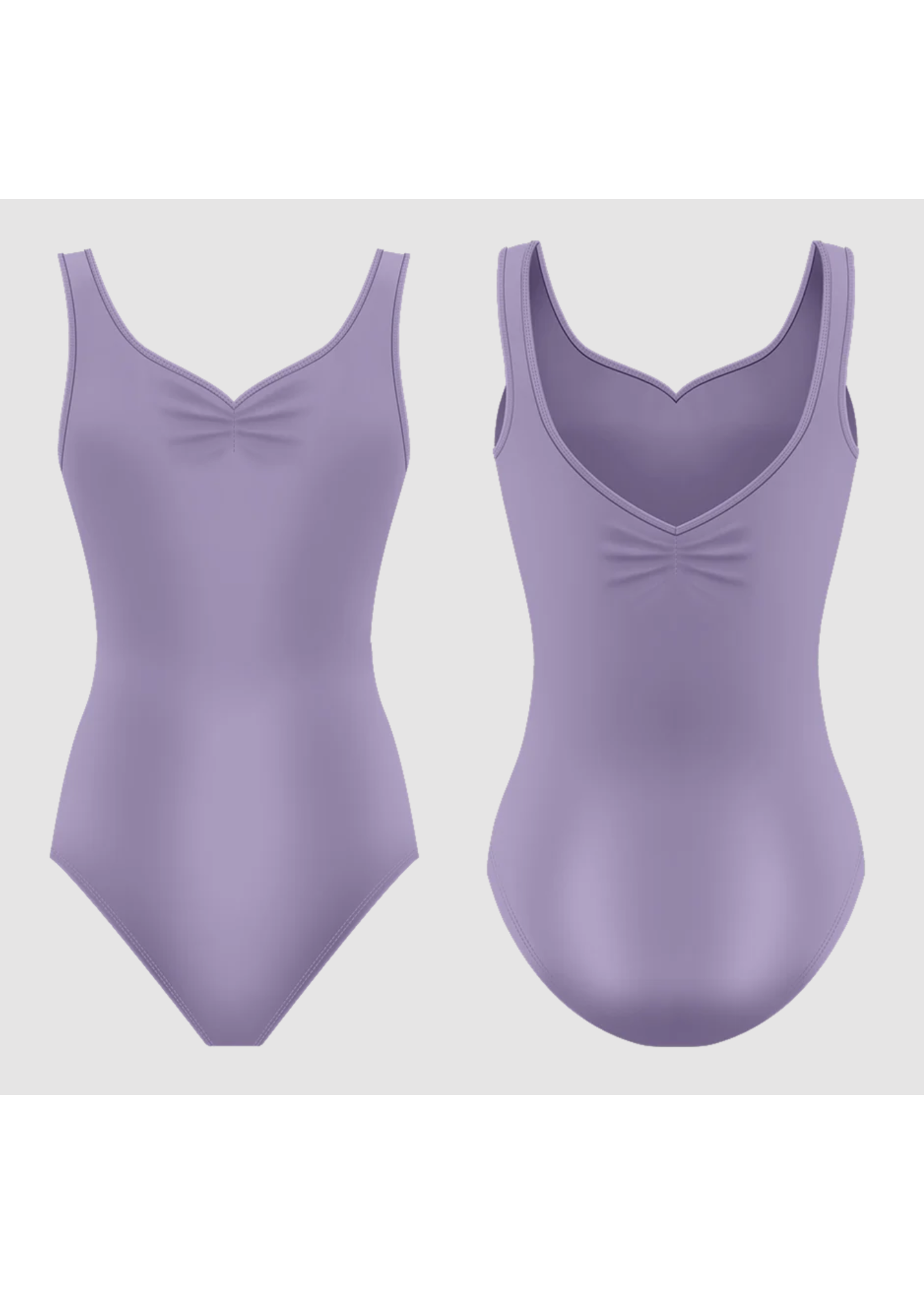 DANSE DE PARIS L0501 CLASSIQUE COLLECTION MARIE PINCHED SWEETHEART, PINCHED V BACK TANK LEOTARD