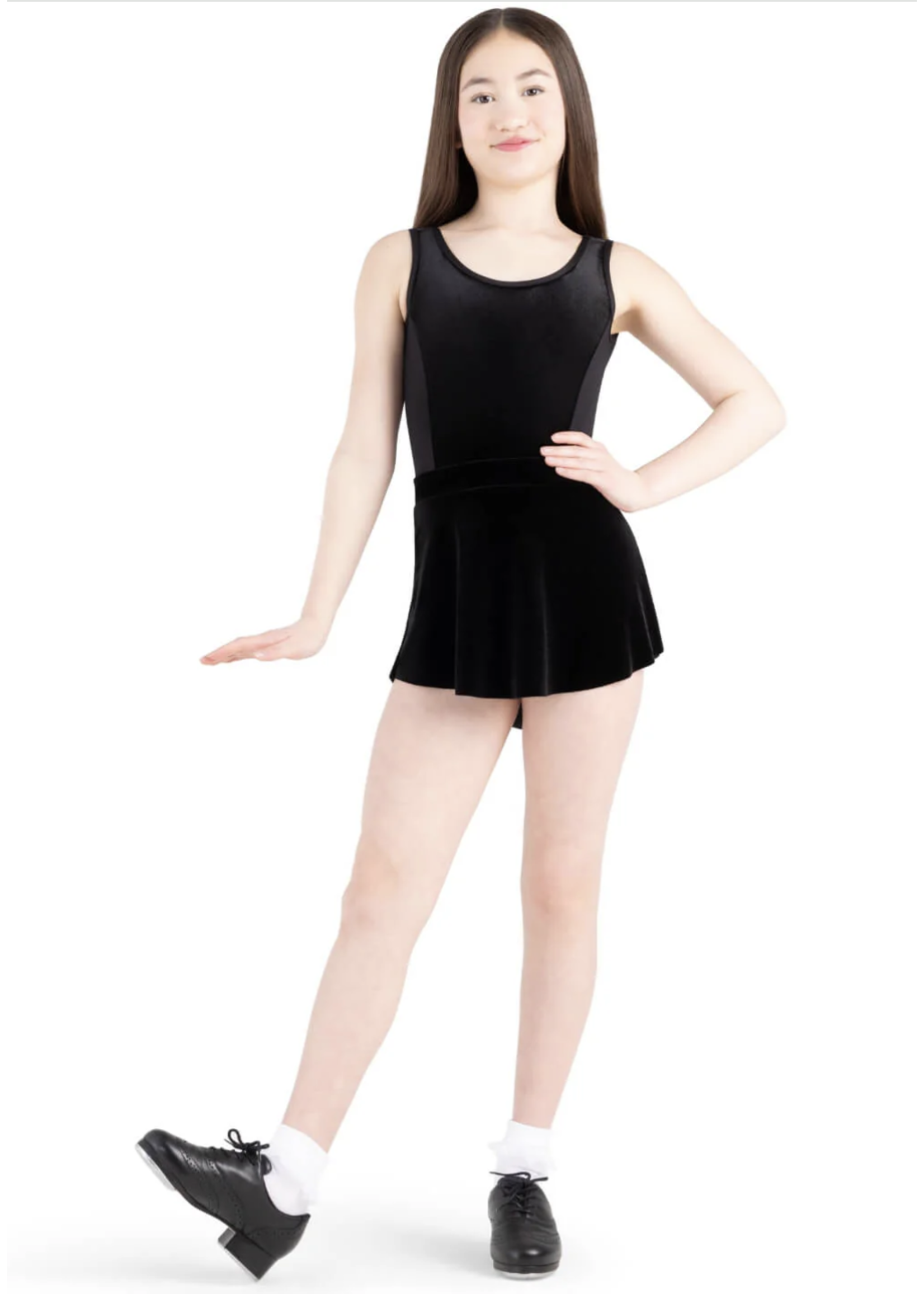 CAPEZIO & BUNHEADS A12218C REGENCY ROYAL SIMONE PULL ON SKIRT