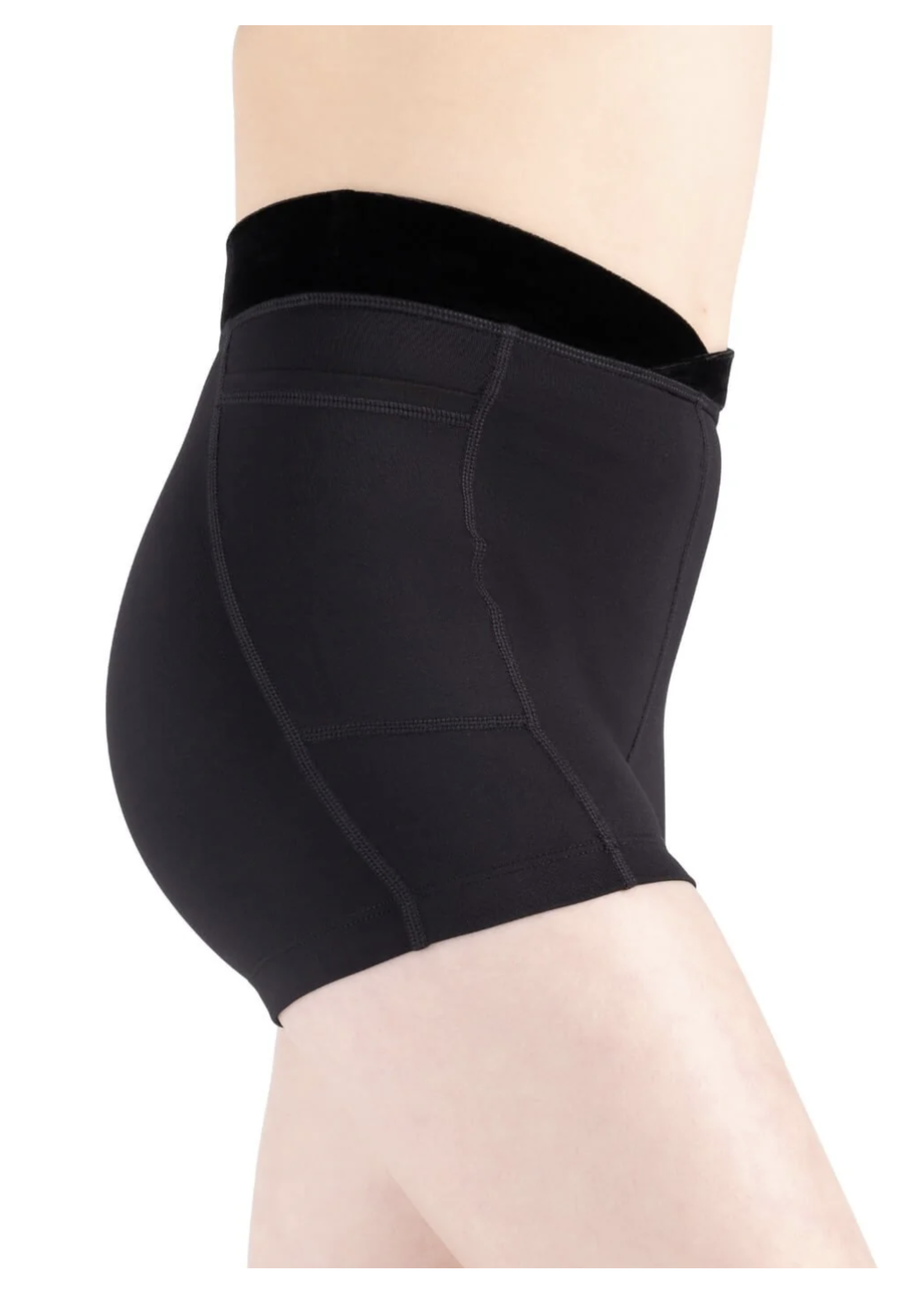 CAPEZIO & BUNHEADS A12217C REGENCY ROYAL CHARLOTTE CROSS FRONT SHORT