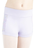 CAPEZIO & BUNHEADS A12225C FLOWER FAIRY SPRITE SEQUIN MID RISE SHORT