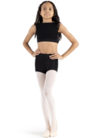 CAPEZIO & BUNHEADS A12224C FLOWER FAIRY PETAL SEQUIN FLUTTER SLEEVE TOP