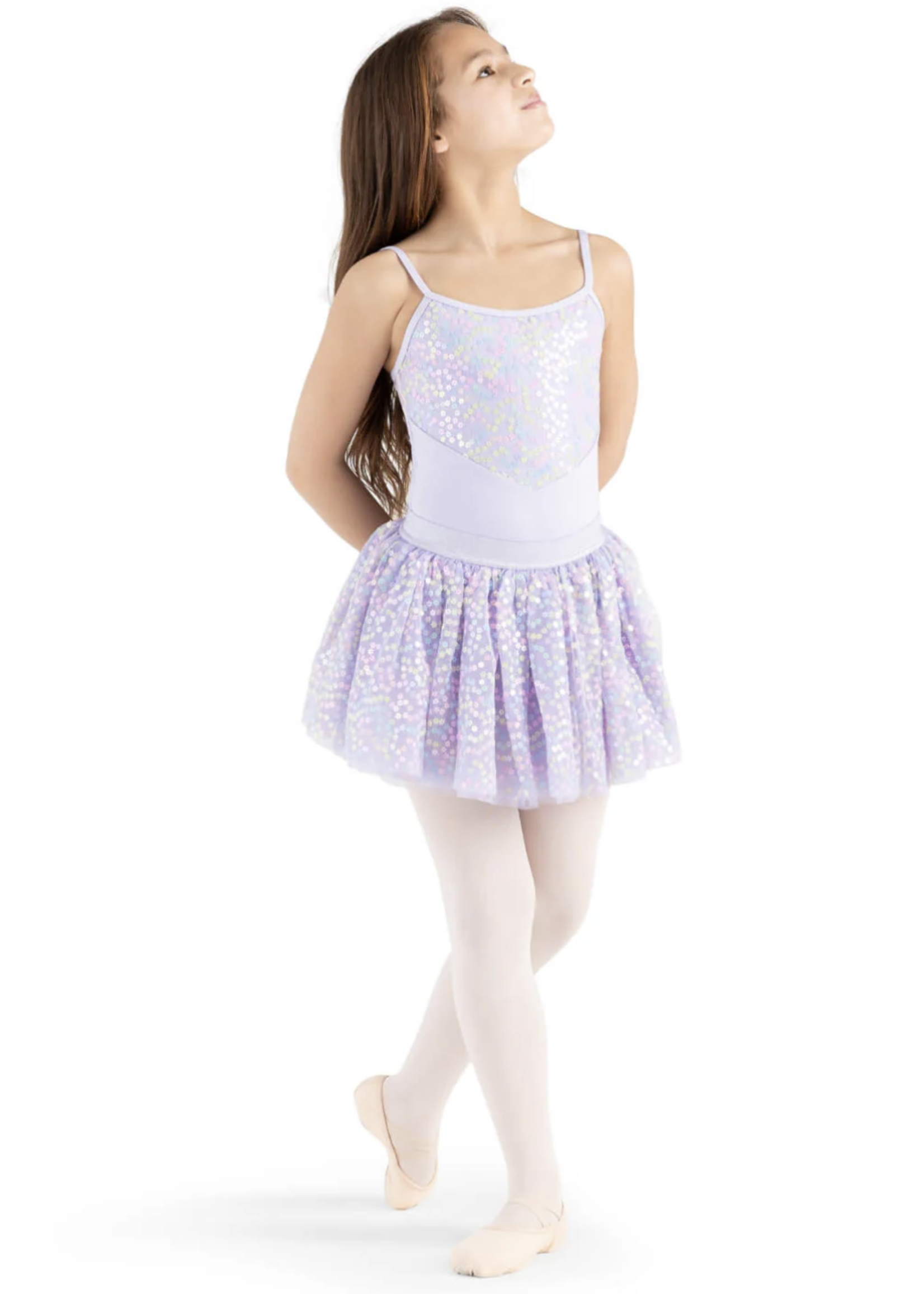 CAPEZIO & BUNHEADS A12226C FLOWER FAIRY GLIMMER SEQUIN TUTU SKIRT