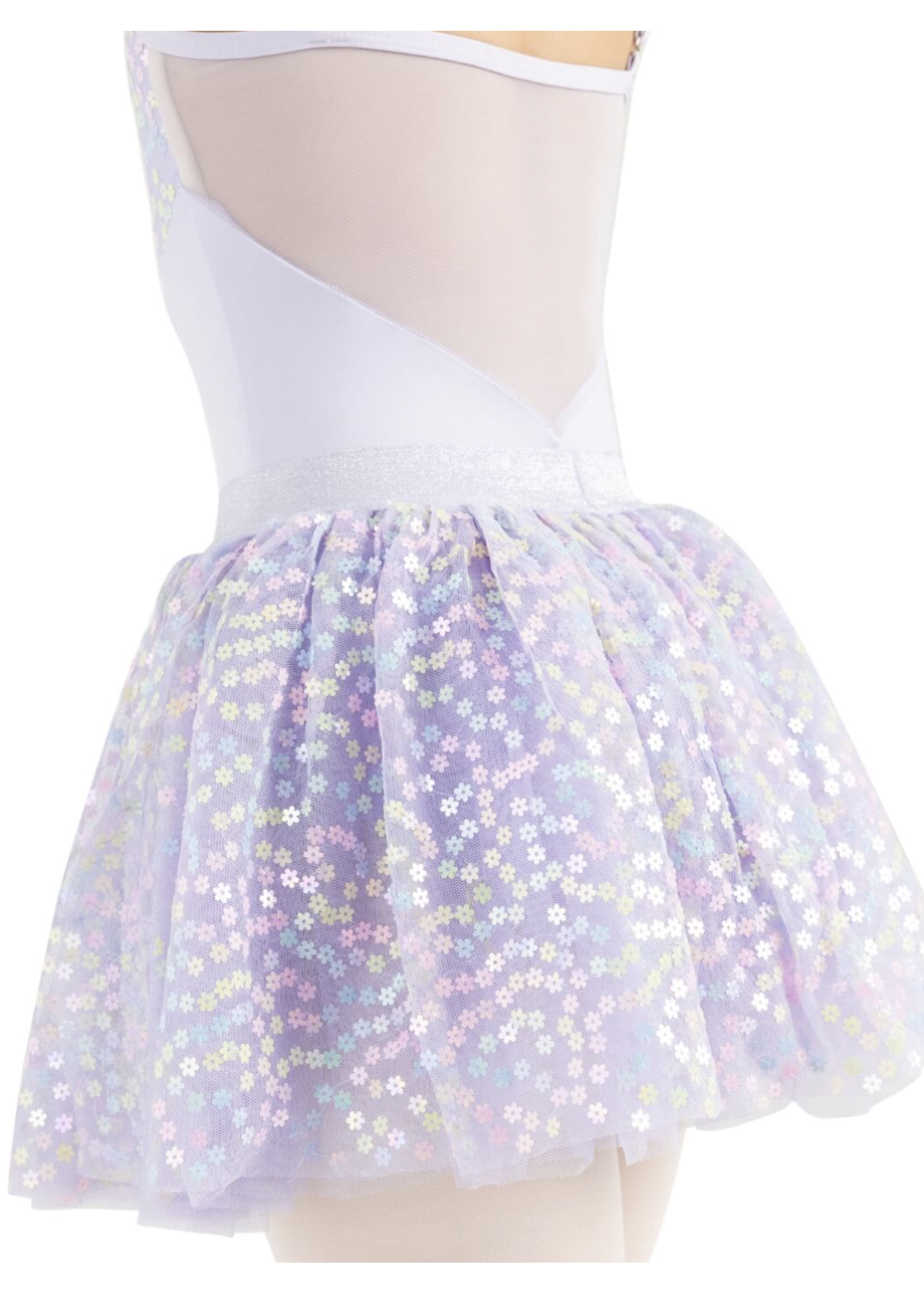 CAPEZIO & BUNHEADS A12226C FLOWER FAIRY GLIMMER SEQUIN TUTU SKIRT