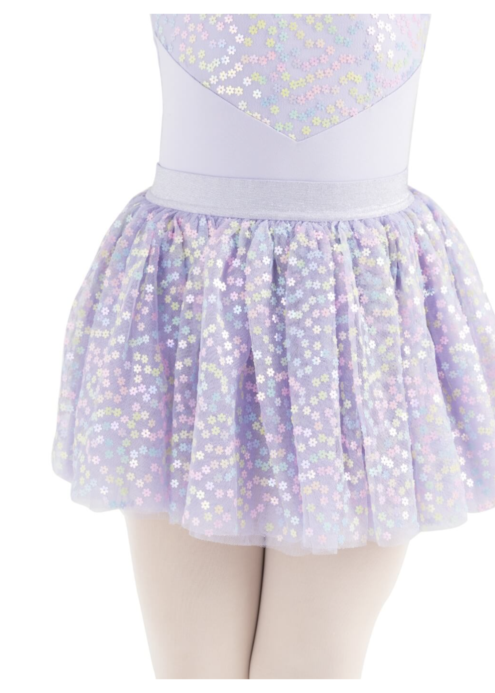 CAPEZIO & BUNHEADS A12226C FLOWER FAIRY GLIMMER SEQUIN TUTU SKIRT