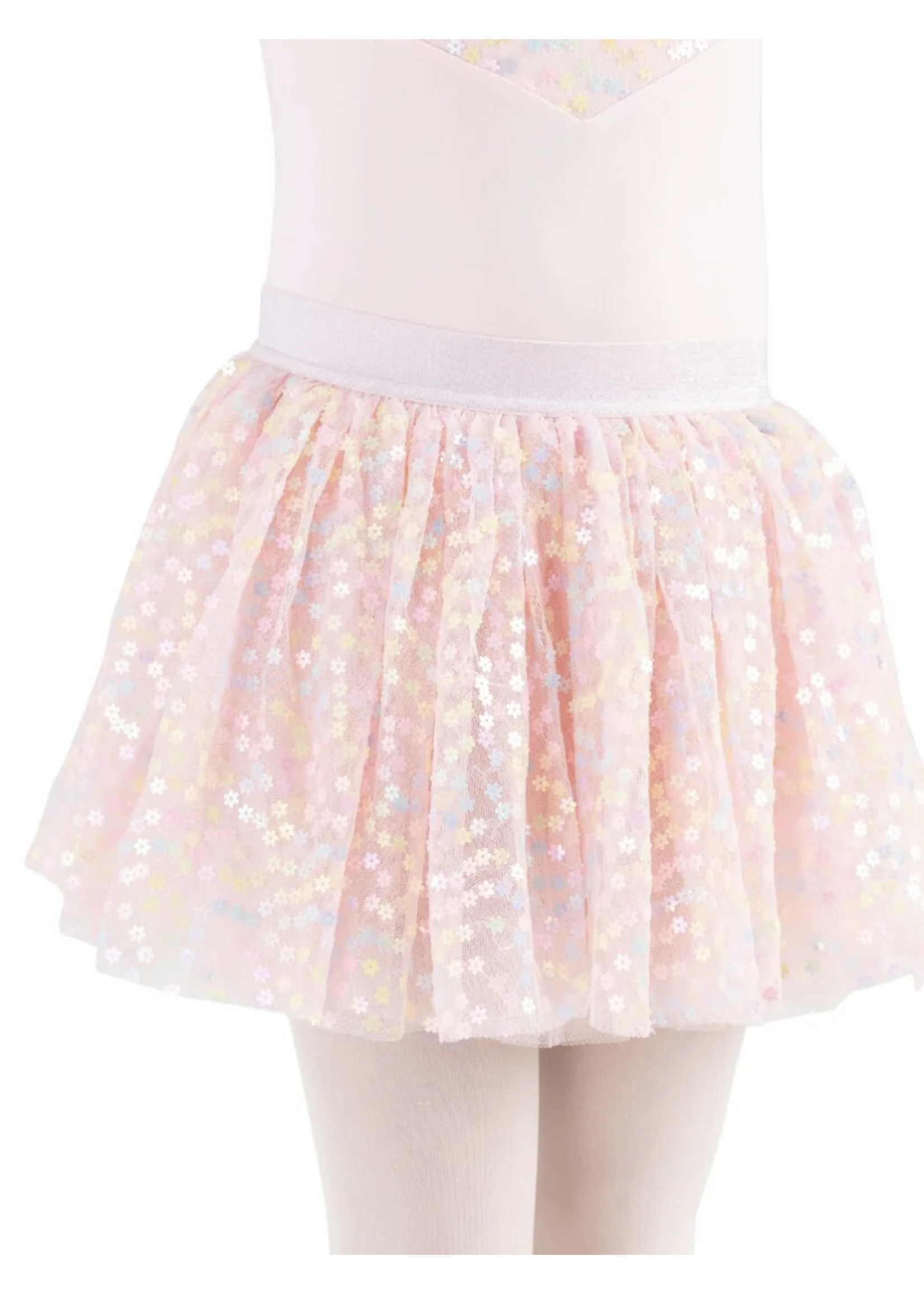 CAPEZIO & BUNHEADS A12226C FLOWER FAIRY GLIMMER SEQUIN TUTU SKIRT