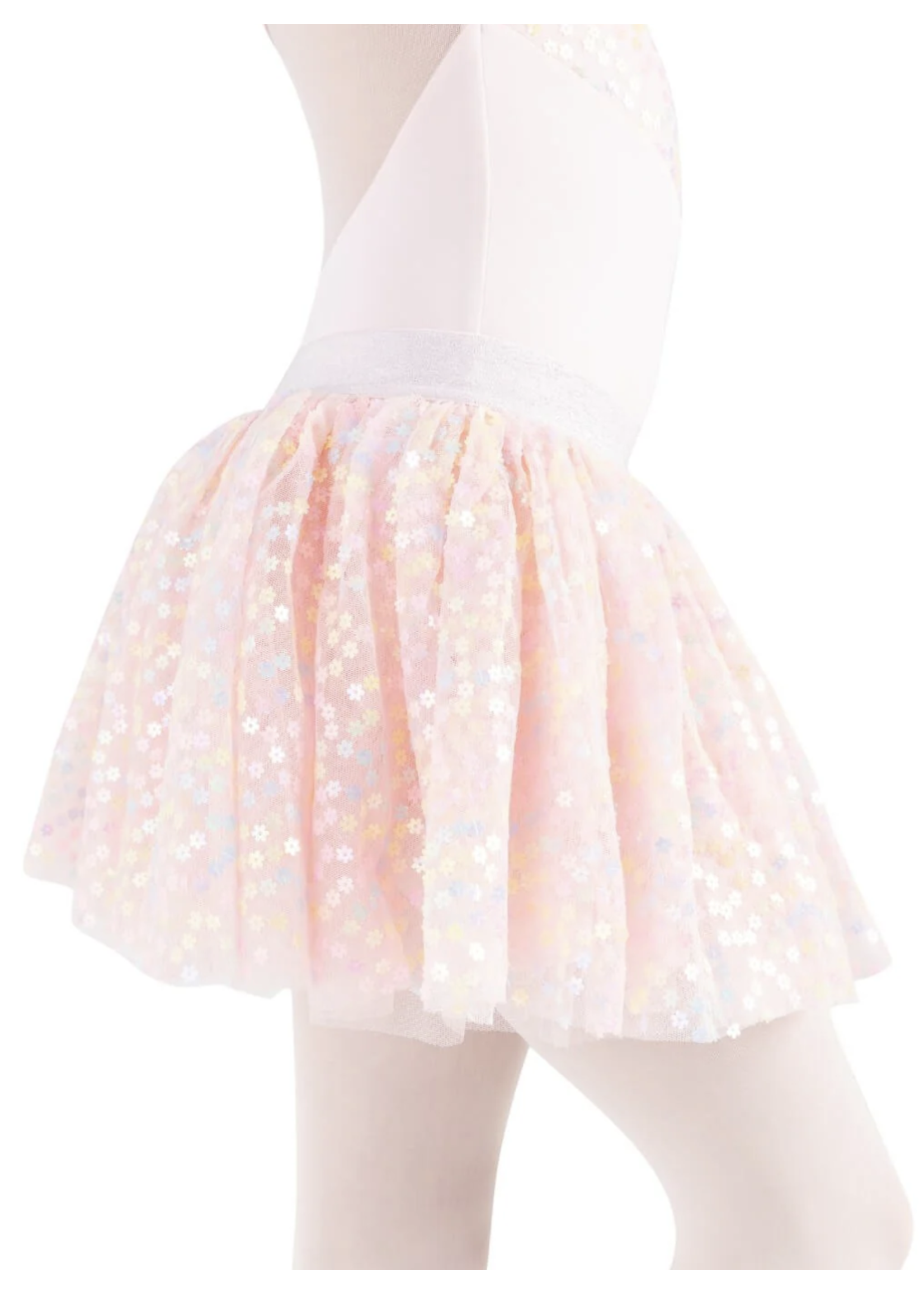 CAPEZIO & BUNHEADS A12226C FLOWER FAIRY GLIMMER SEQUIN TUTU SKIRT