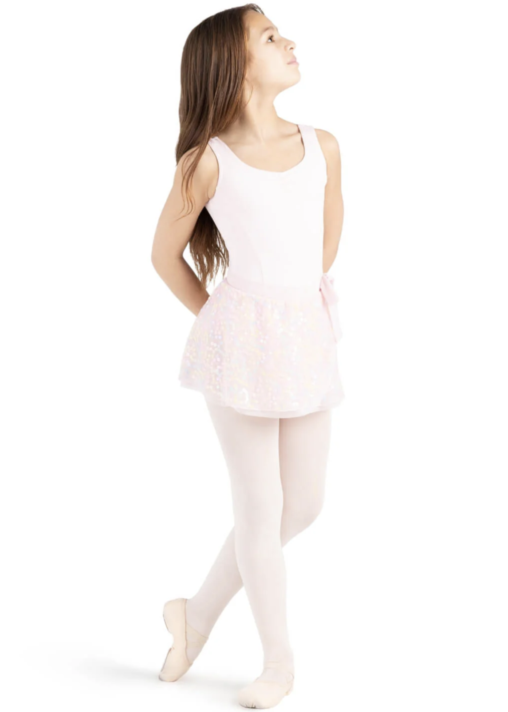 CAPEZIO & BUNHEADS A12223C FLOWER FAIRY PIXIE SEQUIN TANK DRESS
