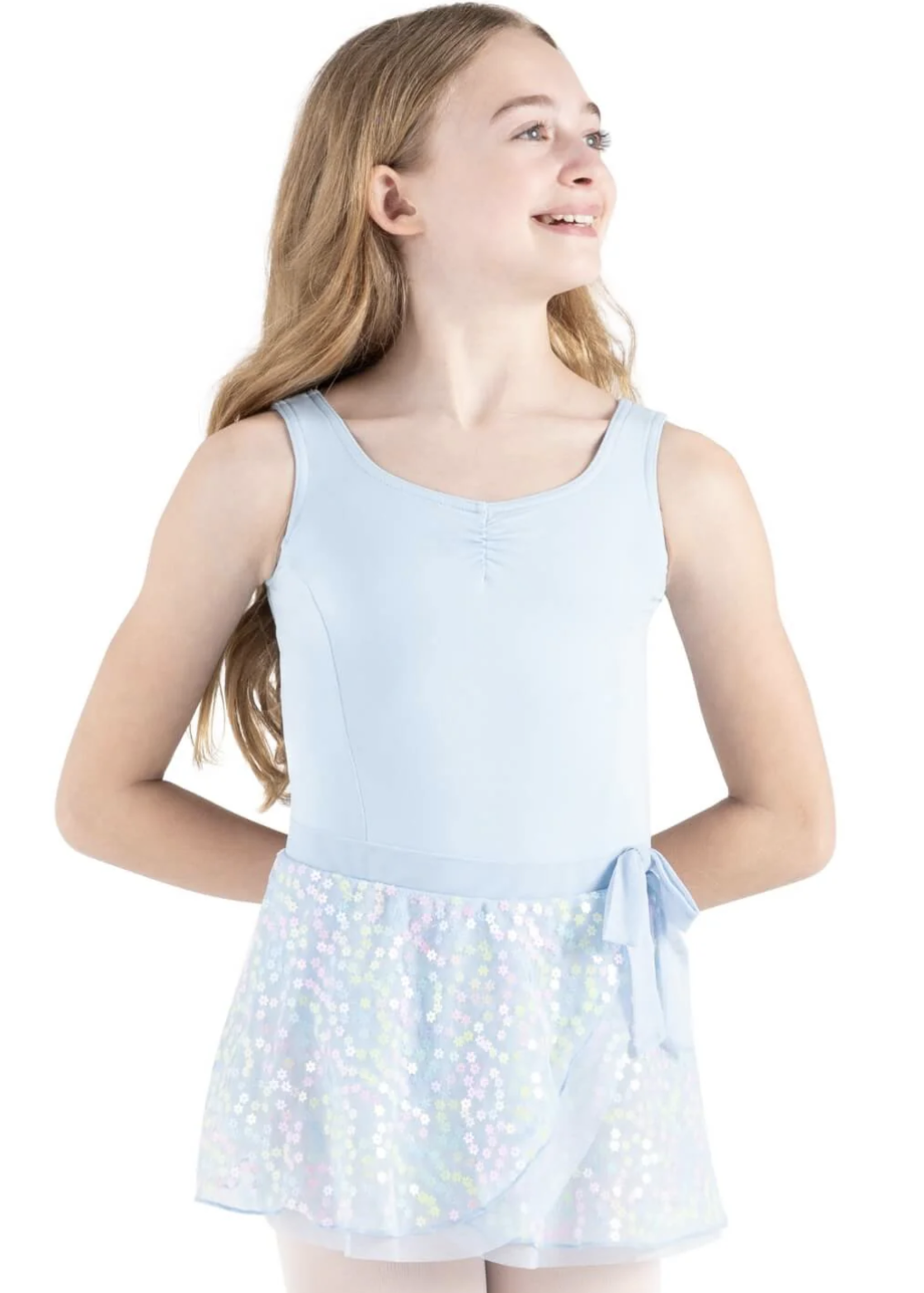 CAPEZIO & BUNHEADS A12223C FLOWER FAIRY PIXIE SEQUIN TANK DRESS