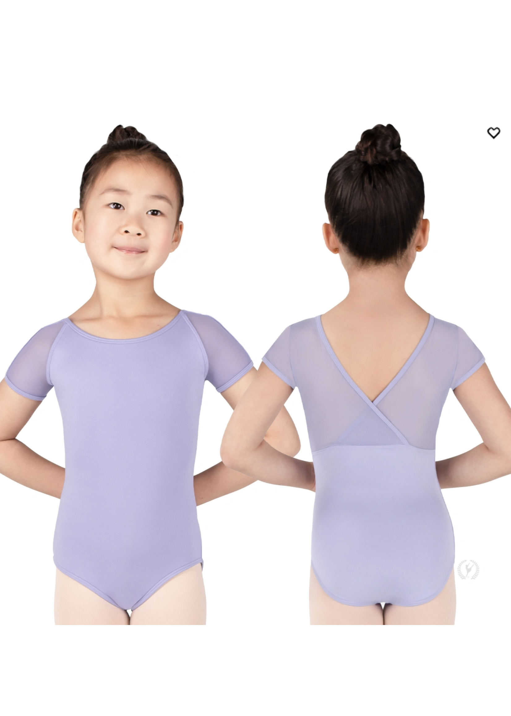 EUROTARD 4145 MESH  BACK CAP SLEEVE LEOTARD