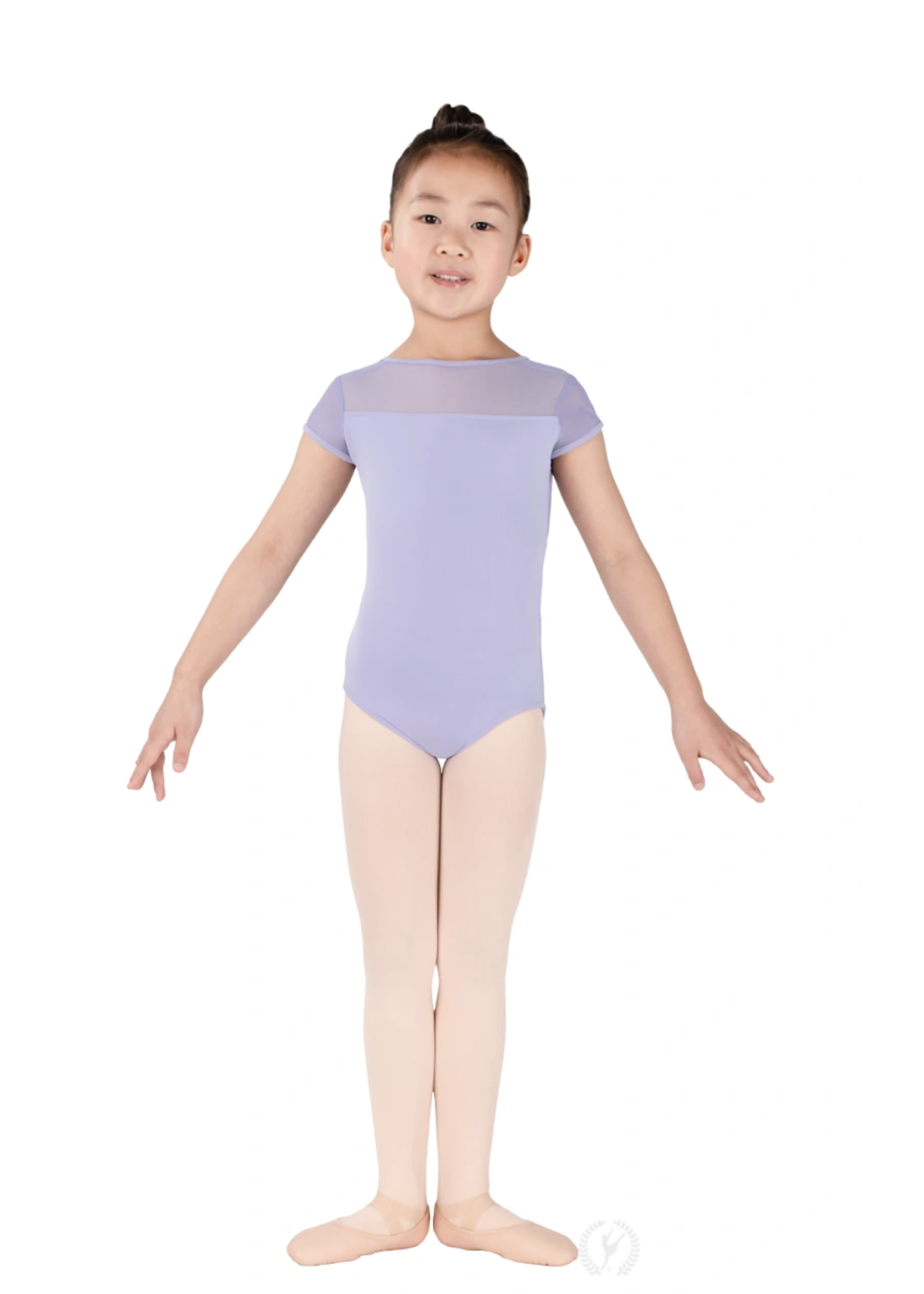 EUROTARD 4145 MESH  BACK CAP SLEEVE LEOTARD