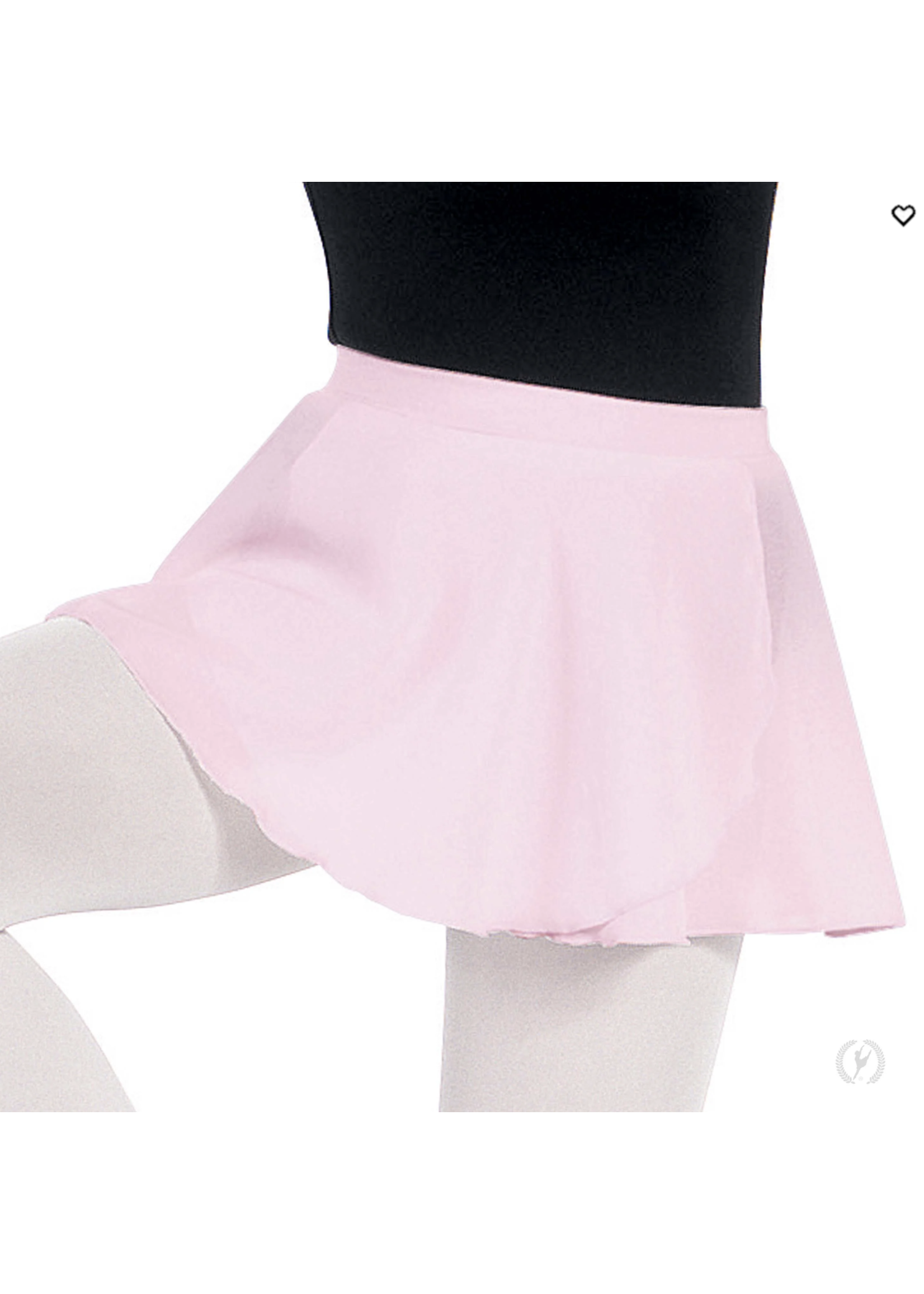 EUROTARD 10127 CHIFFON PULL ON MOCK WRAP SKIRT