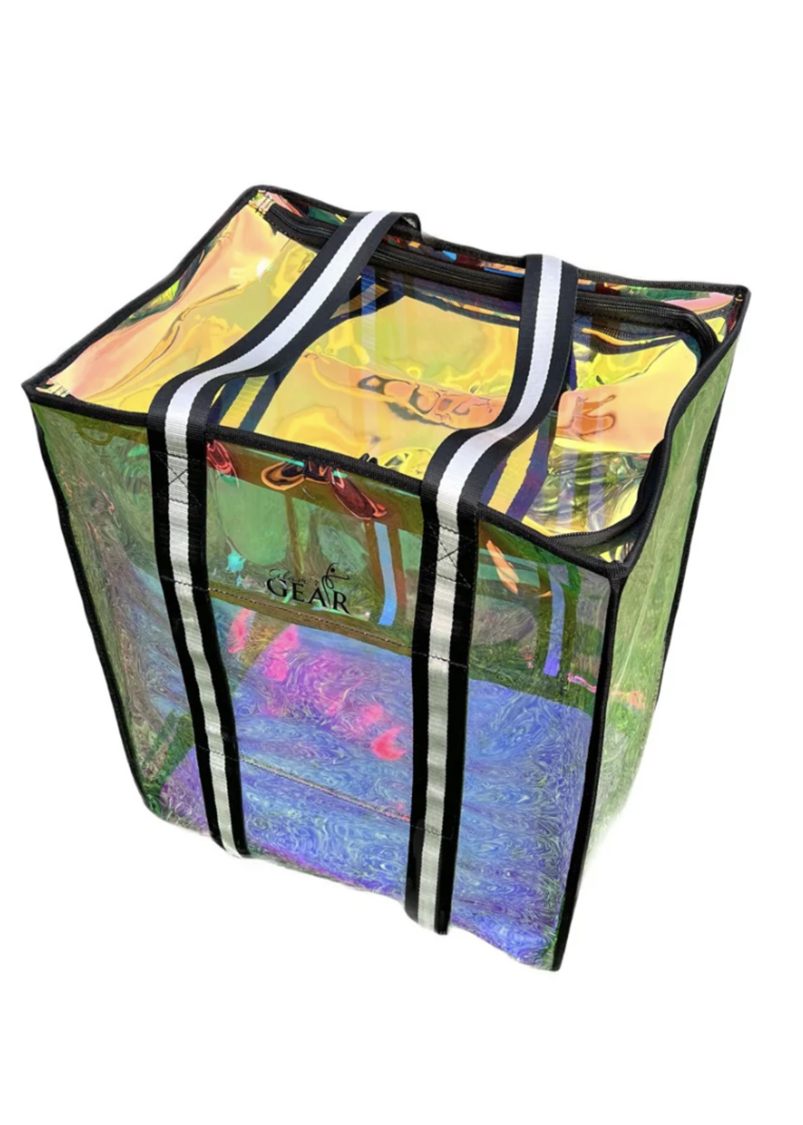 GLAM'R GEAR SHOPPER HOLOGRAPHIC ROLLING BAG