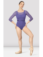 BLOCH & MIRELLA M7064L MAJESTY 3/4 SLEEVE MESH TOP