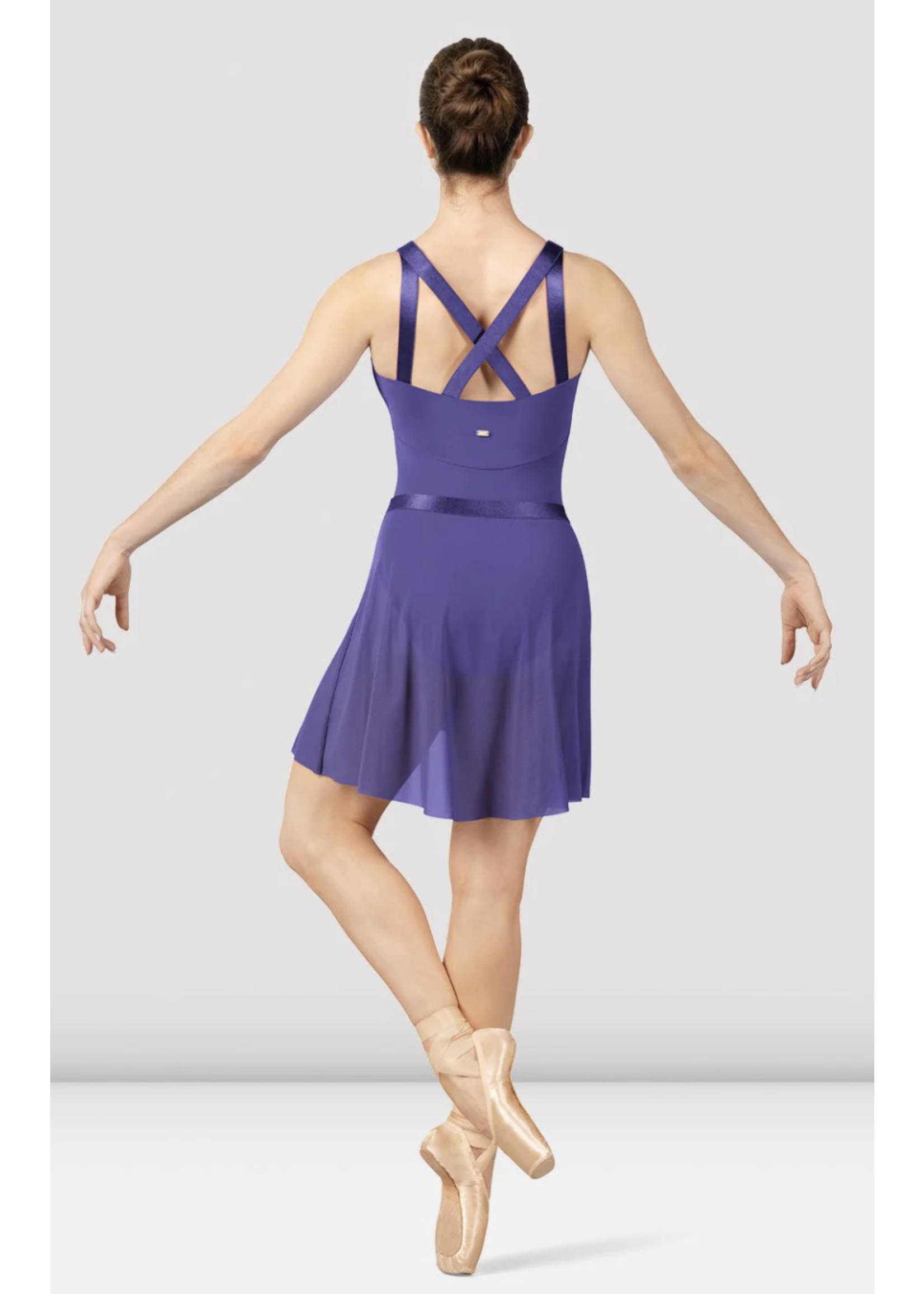 BLOCH & MIRELLA MS166 MAJESTY SHINY ELASTIC WAIST WRAP PULL ON SKIRT