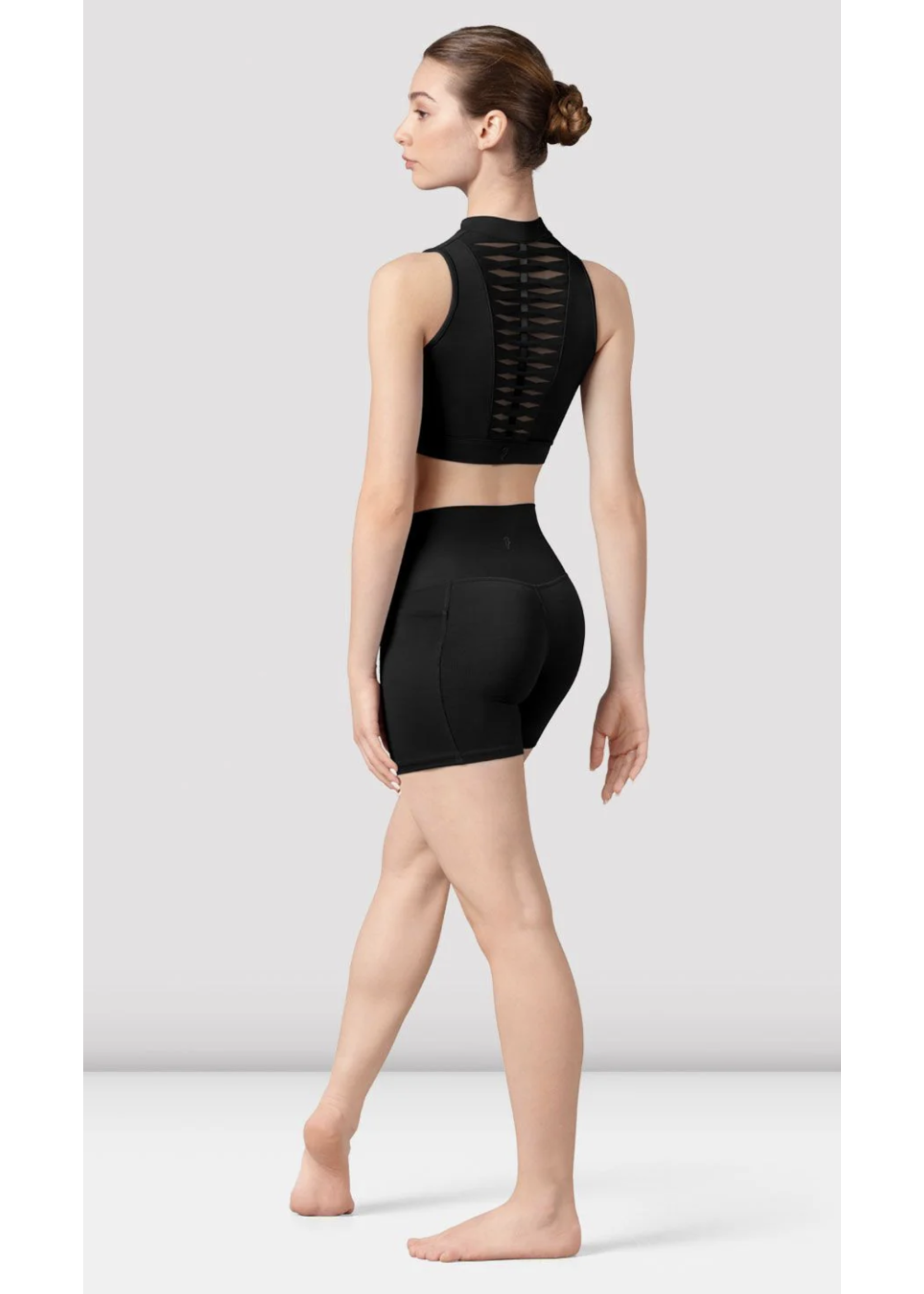 BLOCH & MIRELLA R8444 HARRIETA V FRONT SHORT WITH SIDE POCKETS