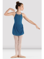 BLOCH & MIRELLA CR9281 CASEY MESH PULL ON SKIRT WITH GATHER DETAIL
