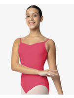 SO DANCA SL04 STEPHANIE REMOVABLE CUPS, PINCH FRONT CAMISOLE LEOTARD