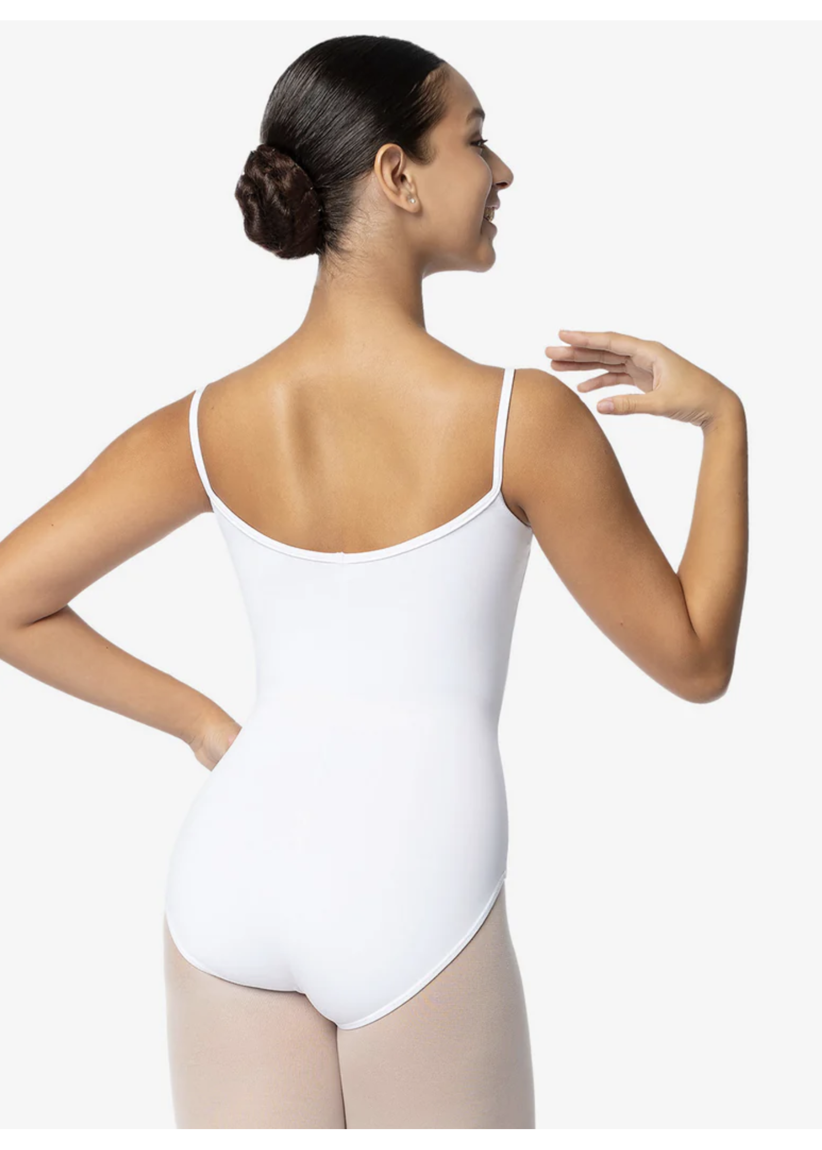 SO DANCA SL04 STEPHANIE REMOVABLE CUPS, PINCH FRONT CAMISOLE LEOTARD
