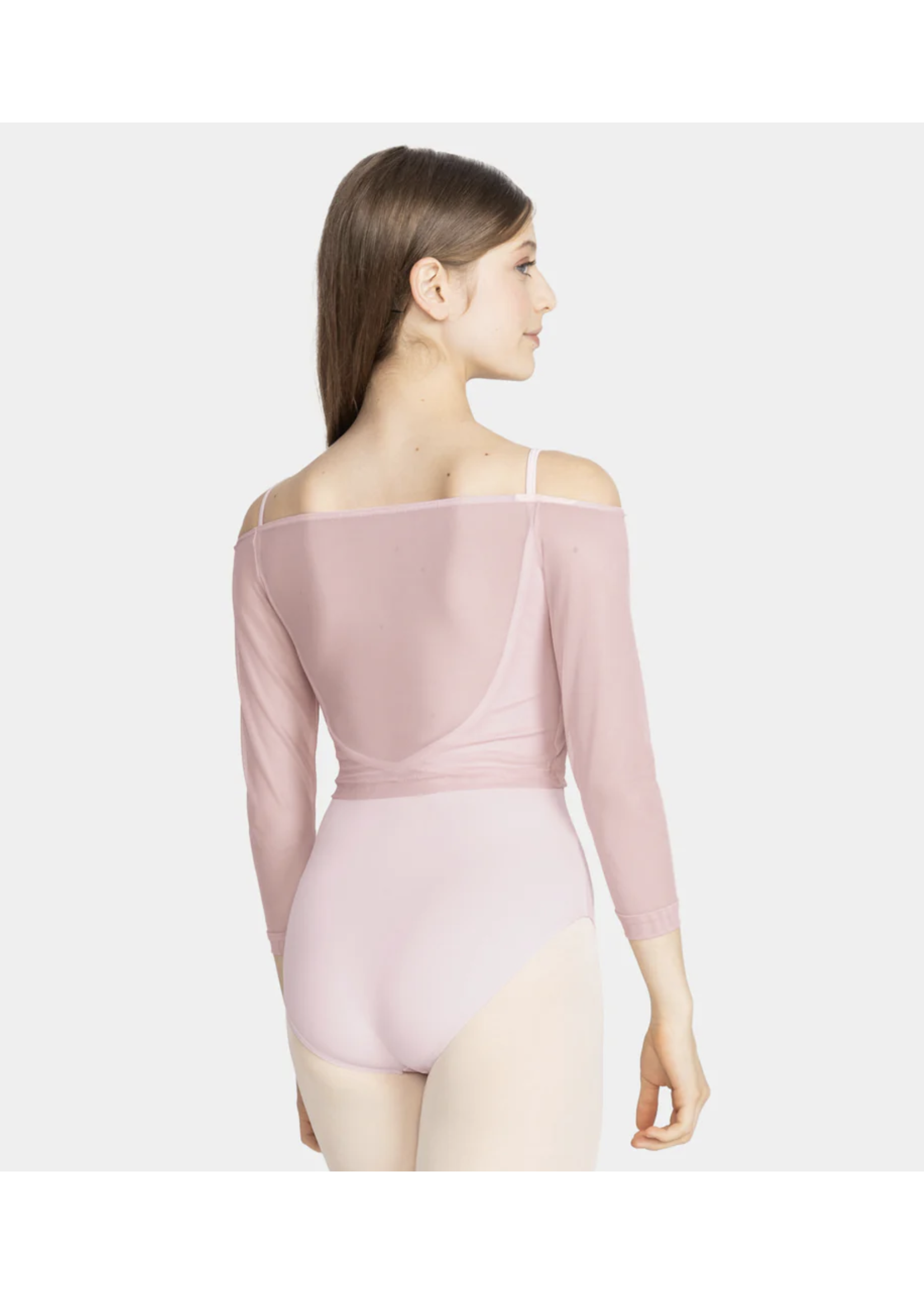SO DANCA SL226 MESH LONG SLEEVE TOP