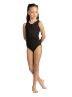 DANSHUZ 24132C PIPER MESH KEYHOLE BACK PINCHED FRONT TANK LEOTARD