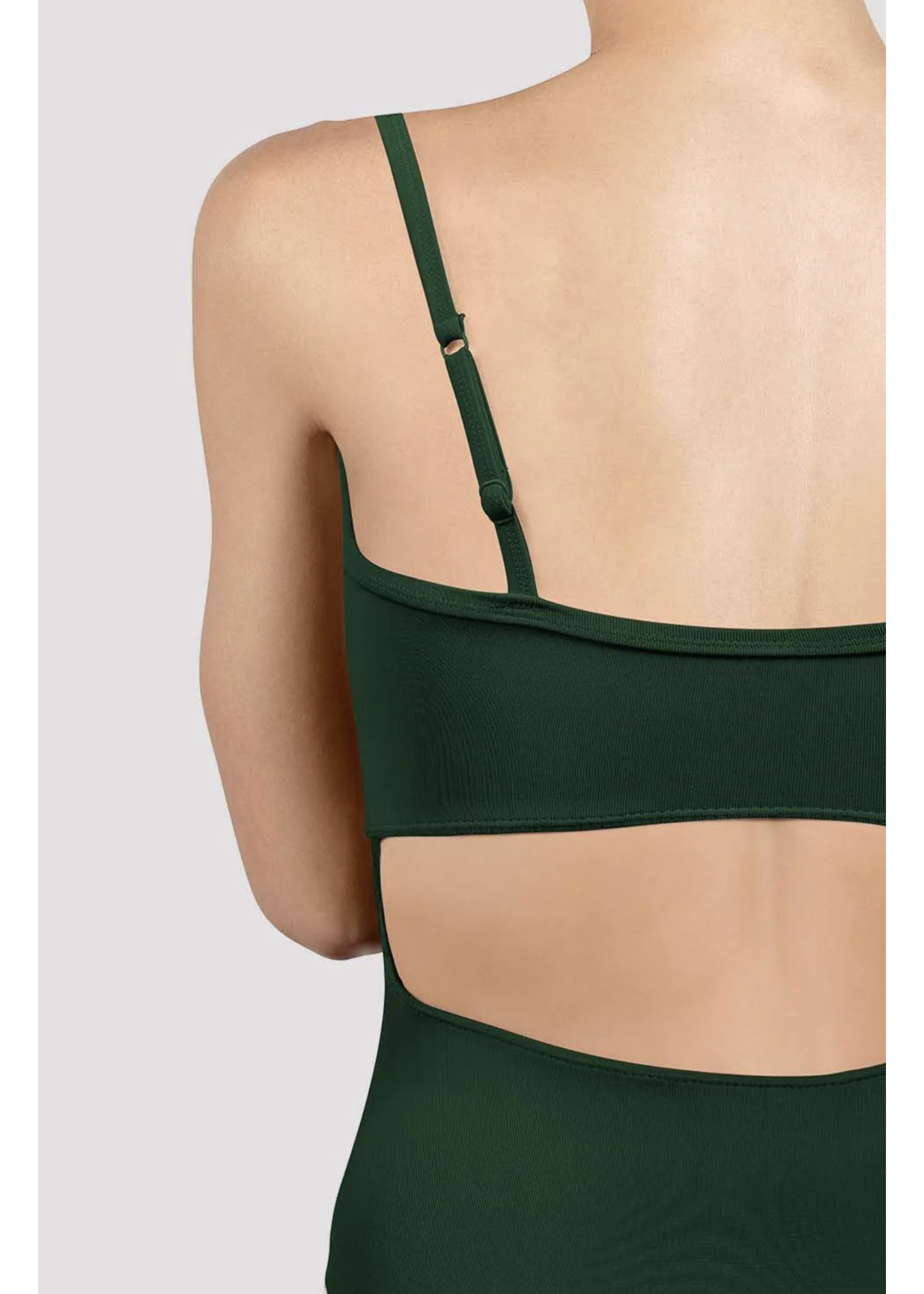 BLOCH & MIRELLA L4277 BALLETCORE CUTOUT BACK CAMISOLE LEOTARD