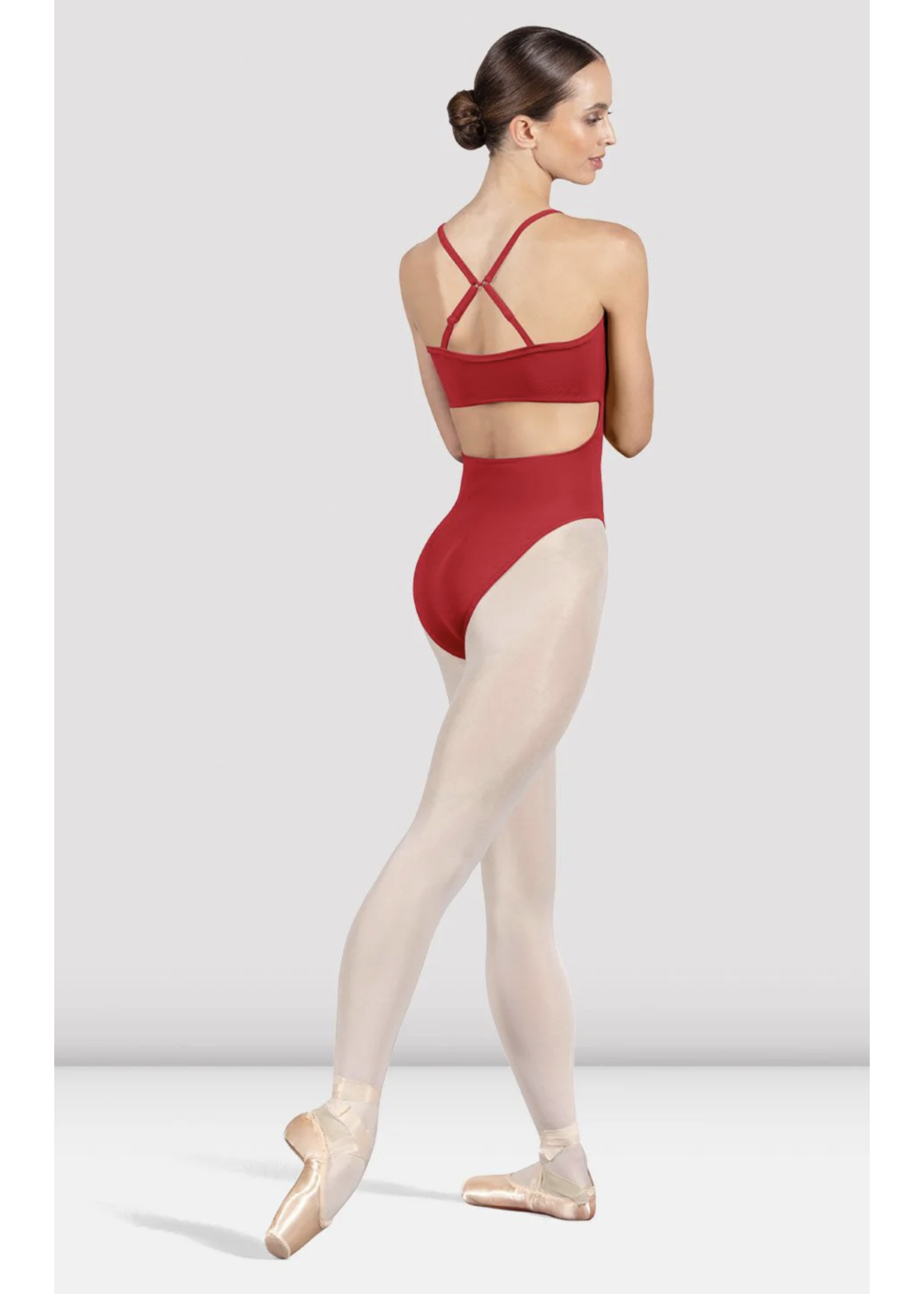 BLOCH & MIRELLA L4277 BALLETCORE CUTOUT BACK CAMISOLE LEOTARD