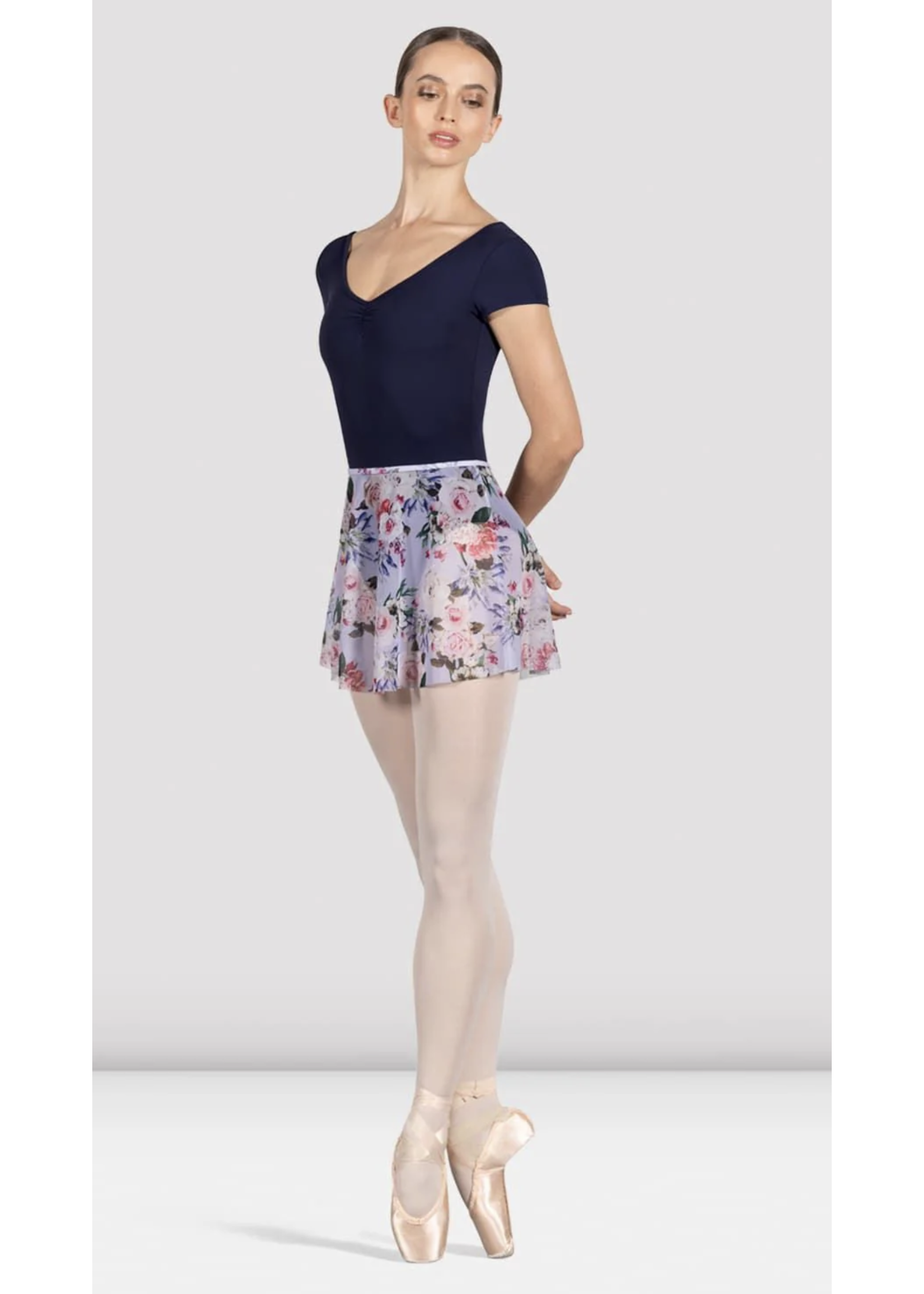 BLOCH & MIRELLA R0241 BALLETCORE FLORAL PULL ON SKIRT