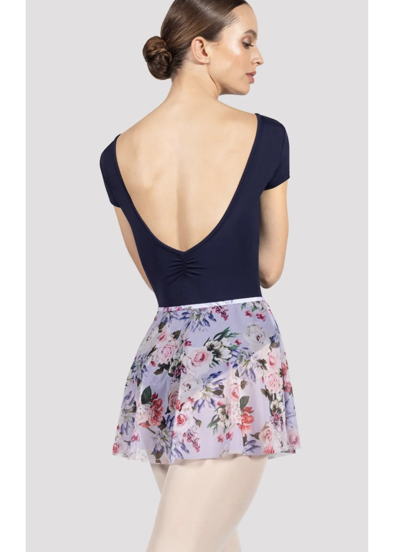 BLOCH & MIRELLA R0241 BALLETCORE FLORAL PULL ON SKIRT