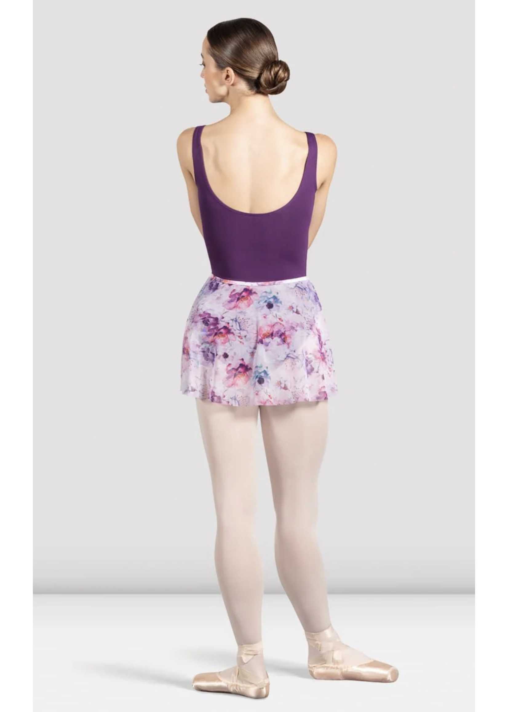 BLOCH & MIRELLA R0241 BALLETCORE FLORAL PULL ON SKIRT