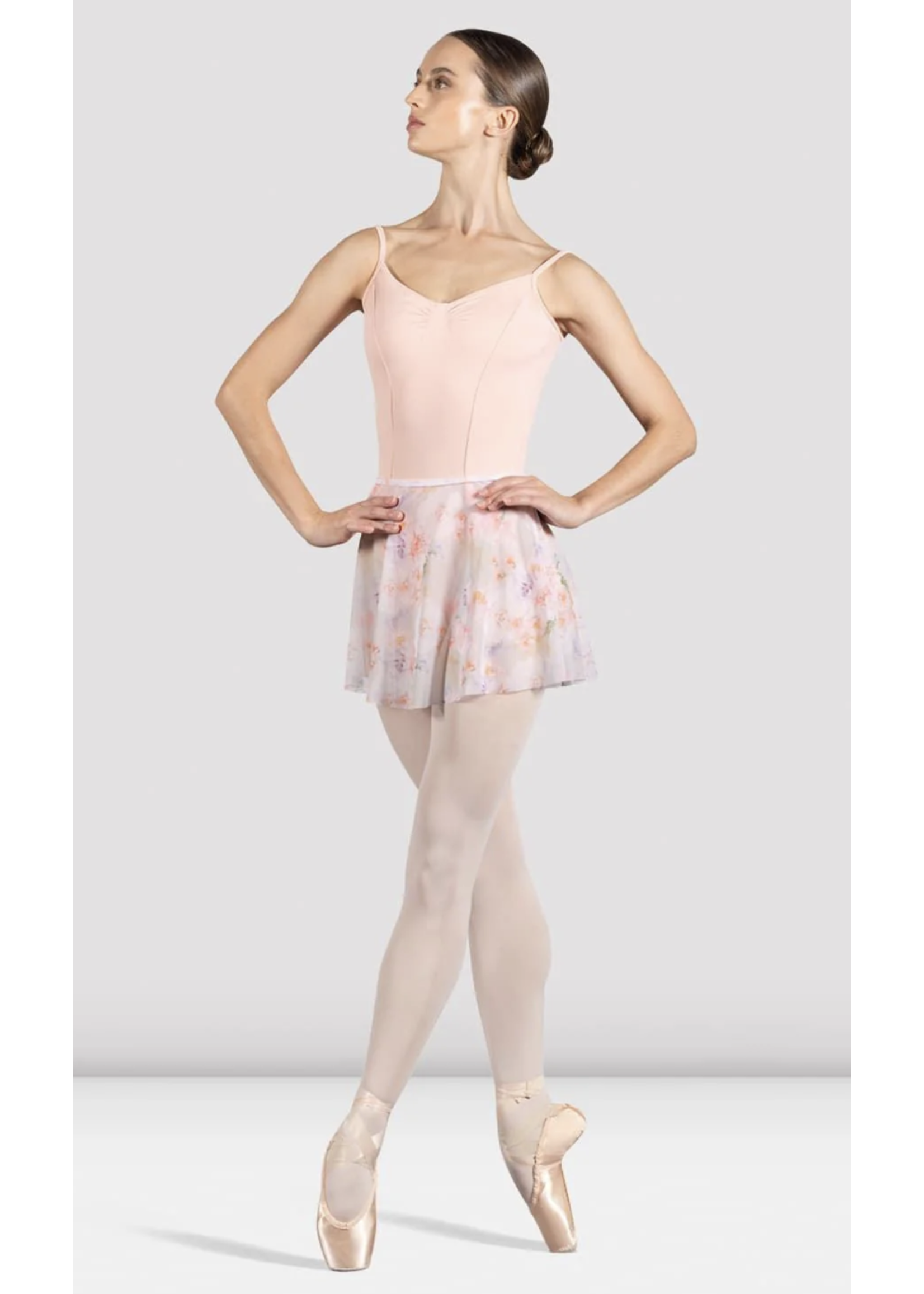 BLOCH & MIRELLA R0241 BALLETCORE FLORAL PULL ON SKIRT