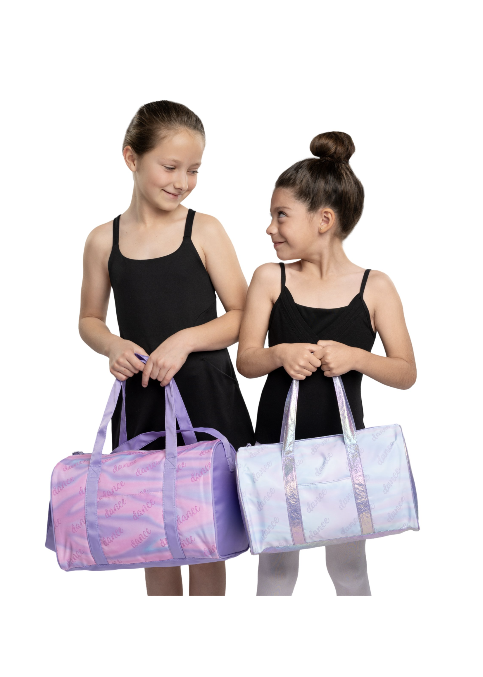 HORIZON DANCE 5401 HOLOGRAPHIC STEP & REPEAT UPTOWN 14X8X9 DUFFEL BAG