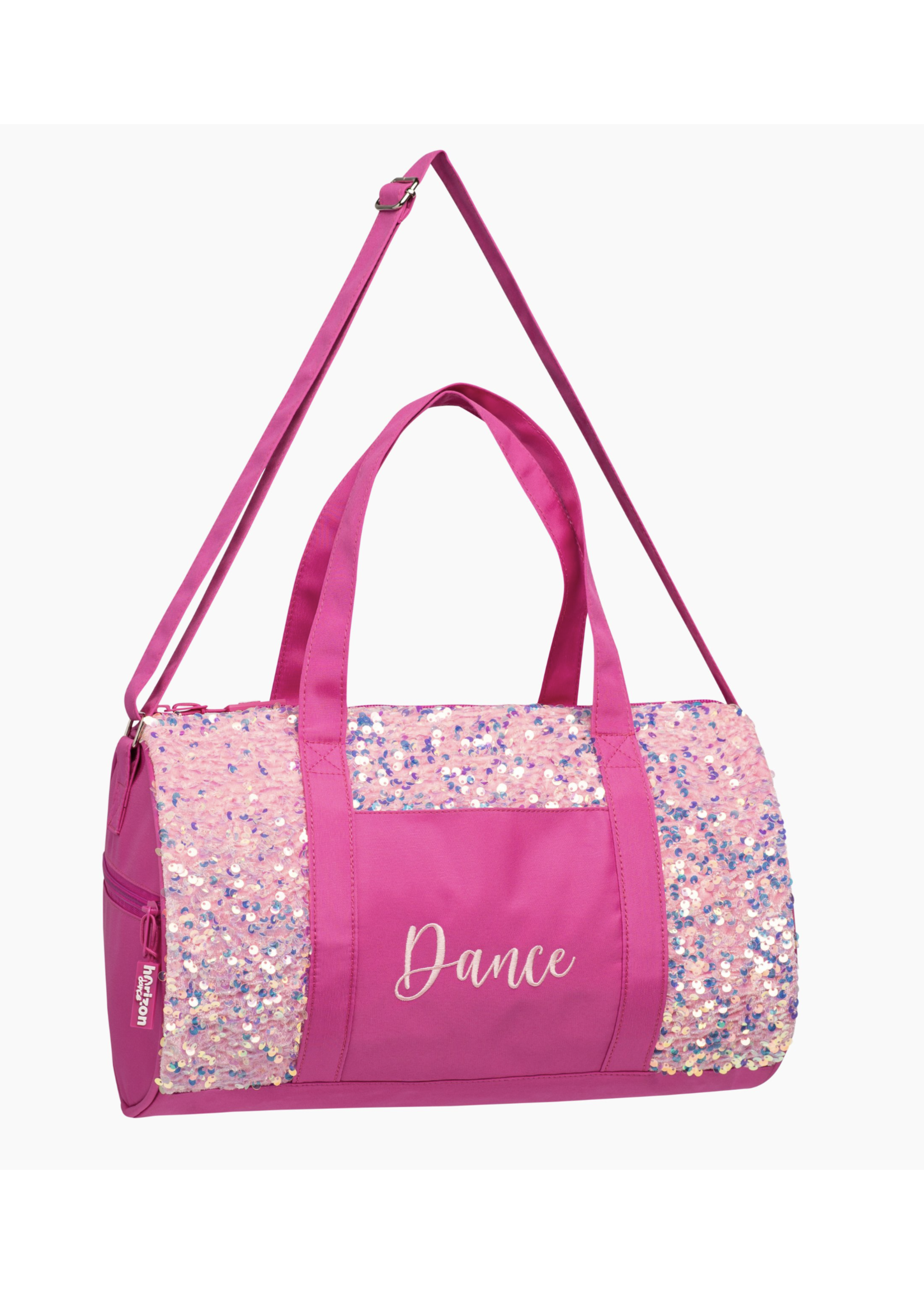 HORIZON DANCE 5556 IRIDESCENT SEQUIN DANCE 14X8 ROLL DUFFEL BAG