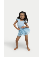 ROXIE RC240208 HILLARY CHIFFON PUFF SLEEVE LEOTARD