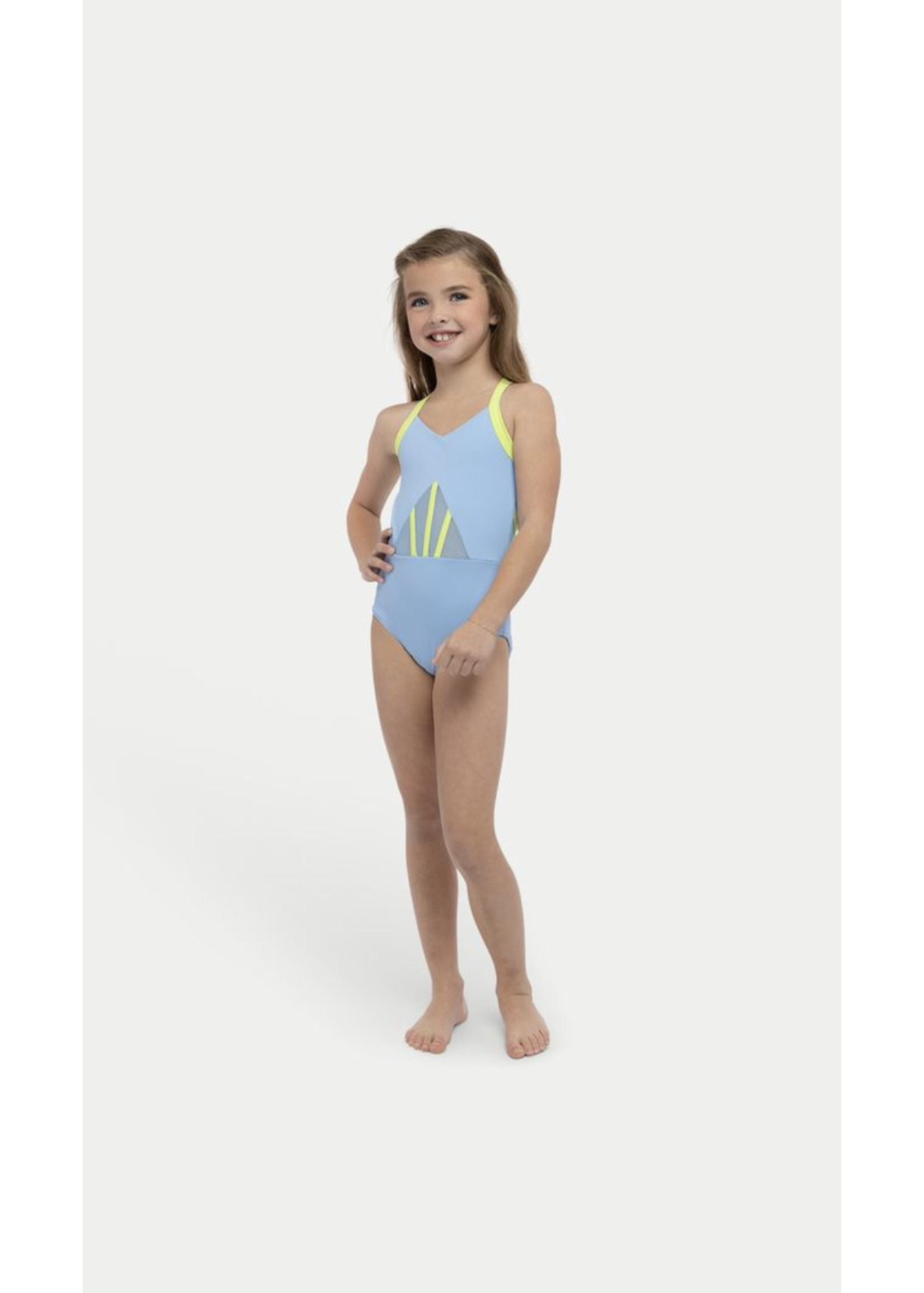 ROXIE RC240506 CASSIDY TRIANGLE BACK MESH INSERT TANK LEOTARD