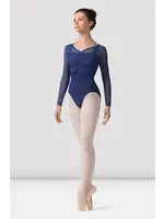 BLOCH & MIRELLA M30001L LONG SLEEVED GATHERED TOP