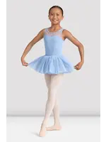BLOCH & MIRELLA M50002C SCOOP NECK WITH KALEIDOSCOPE MESH BACK TUTU LEOTARD