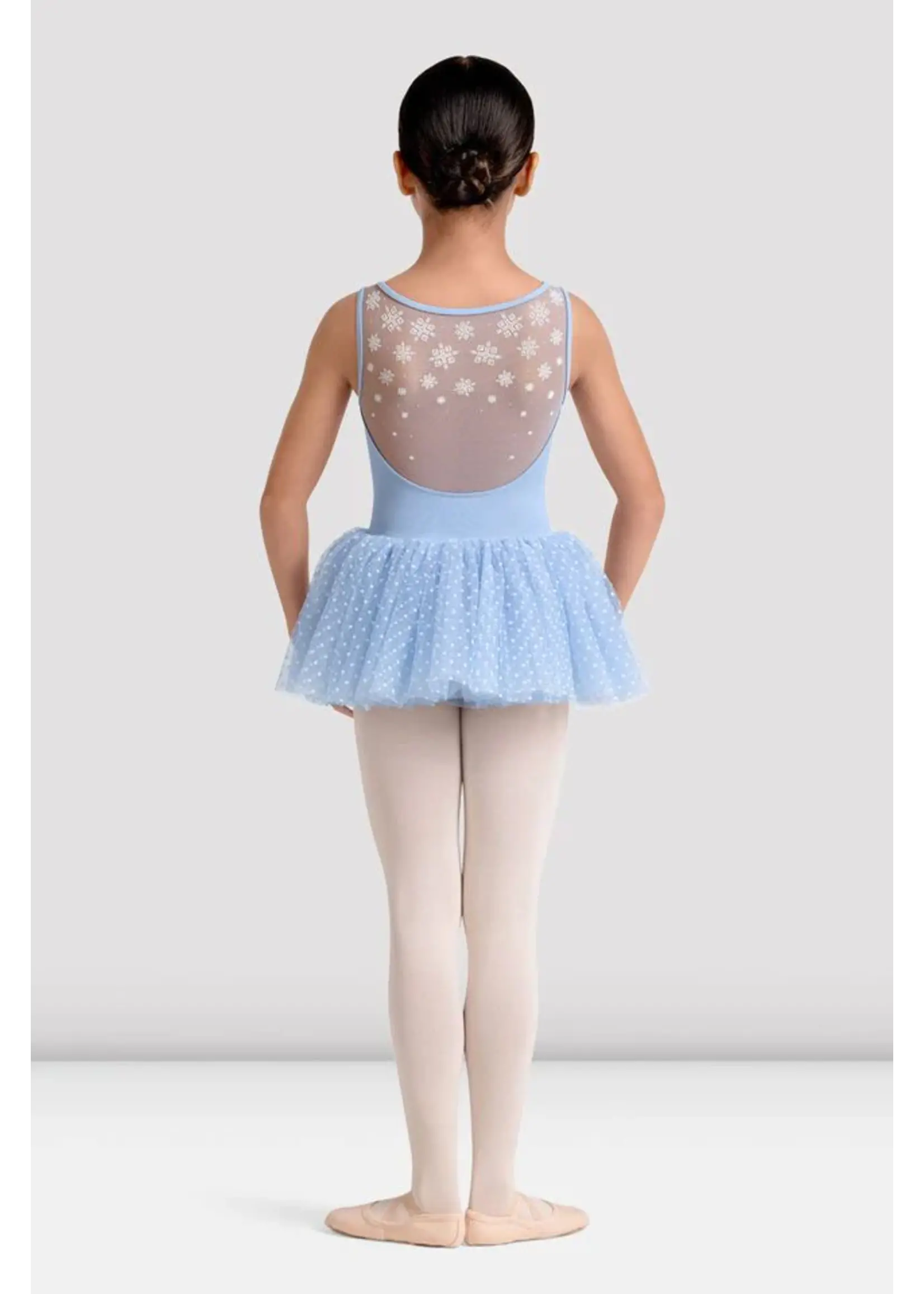 BLOCH & MIRELLA M50002C SCOOP NECK WITH KALEIDOSCOPE MESH BACK TUTU LEOTARD
