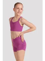 BLOCH & MIRELLA M90002C SIDE RUCHED V-WAIST SHORTS