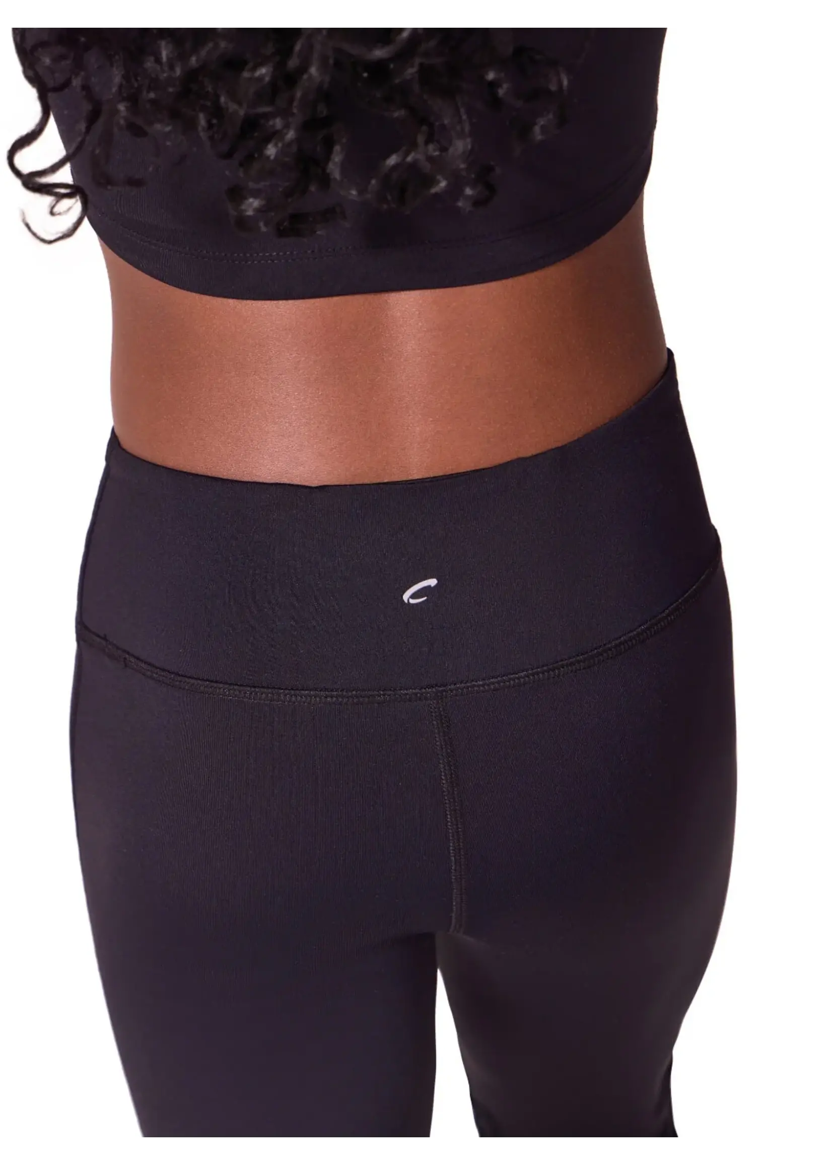 CAPEZIO & BUNHEADS AEL112T TWEEN HIGH WAISTED FLARE LEGGING