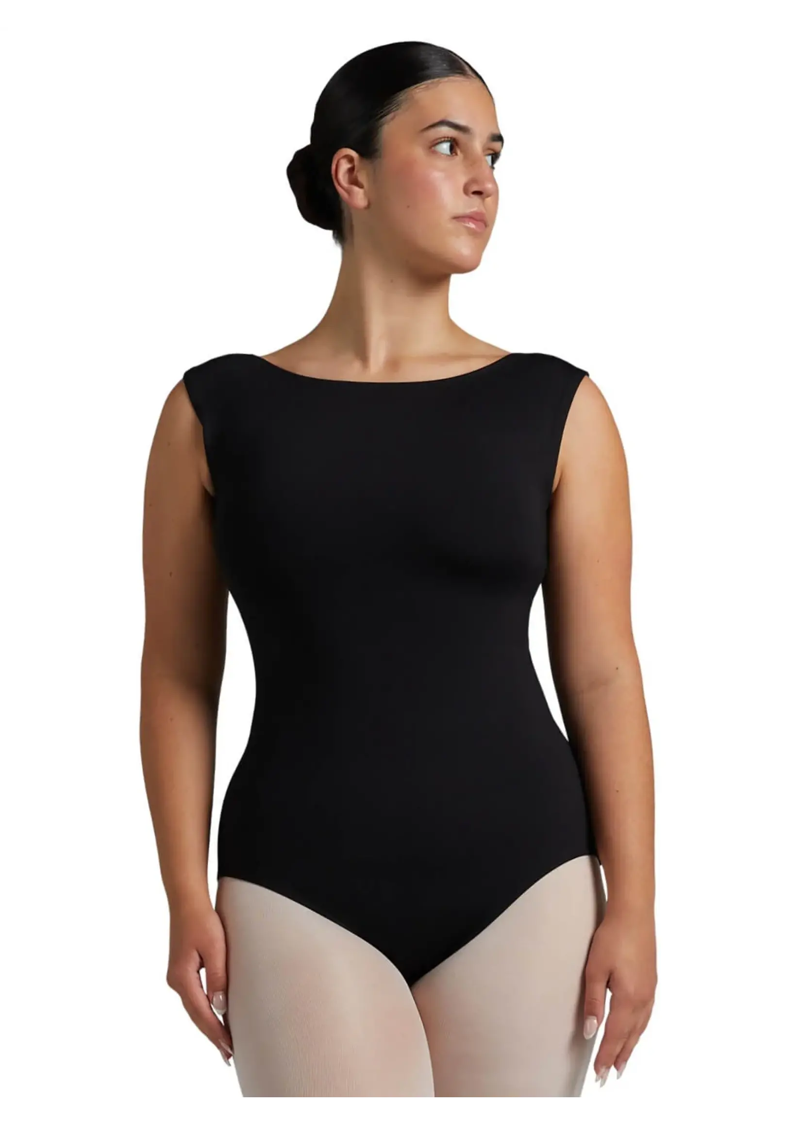 CAPEZIO & BUNHEADS AEL105W SOFT ELEGANCE BOATNECK TANK LEOTARD
